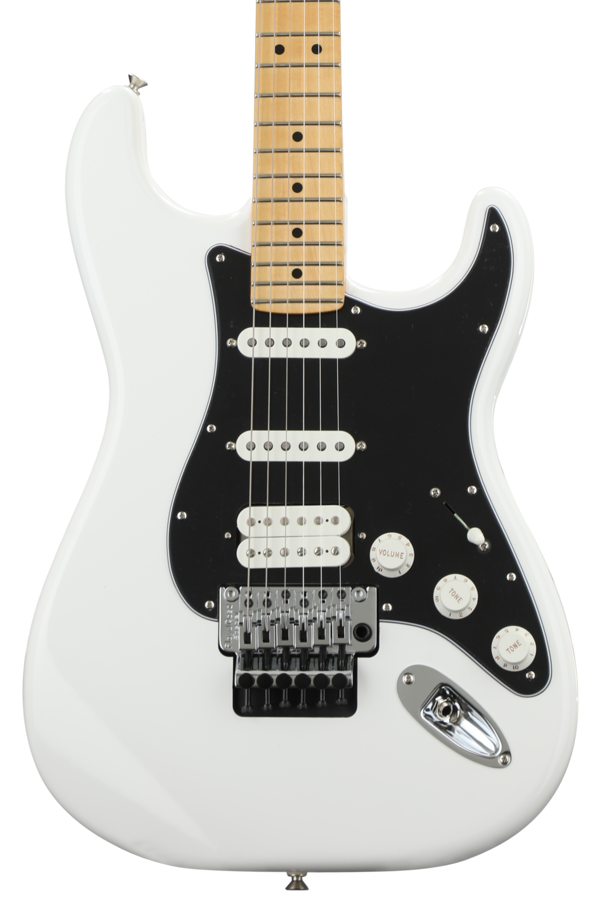 Fender Player Stratocaster HSS with Floyd Rose - Polar White with Maple ...