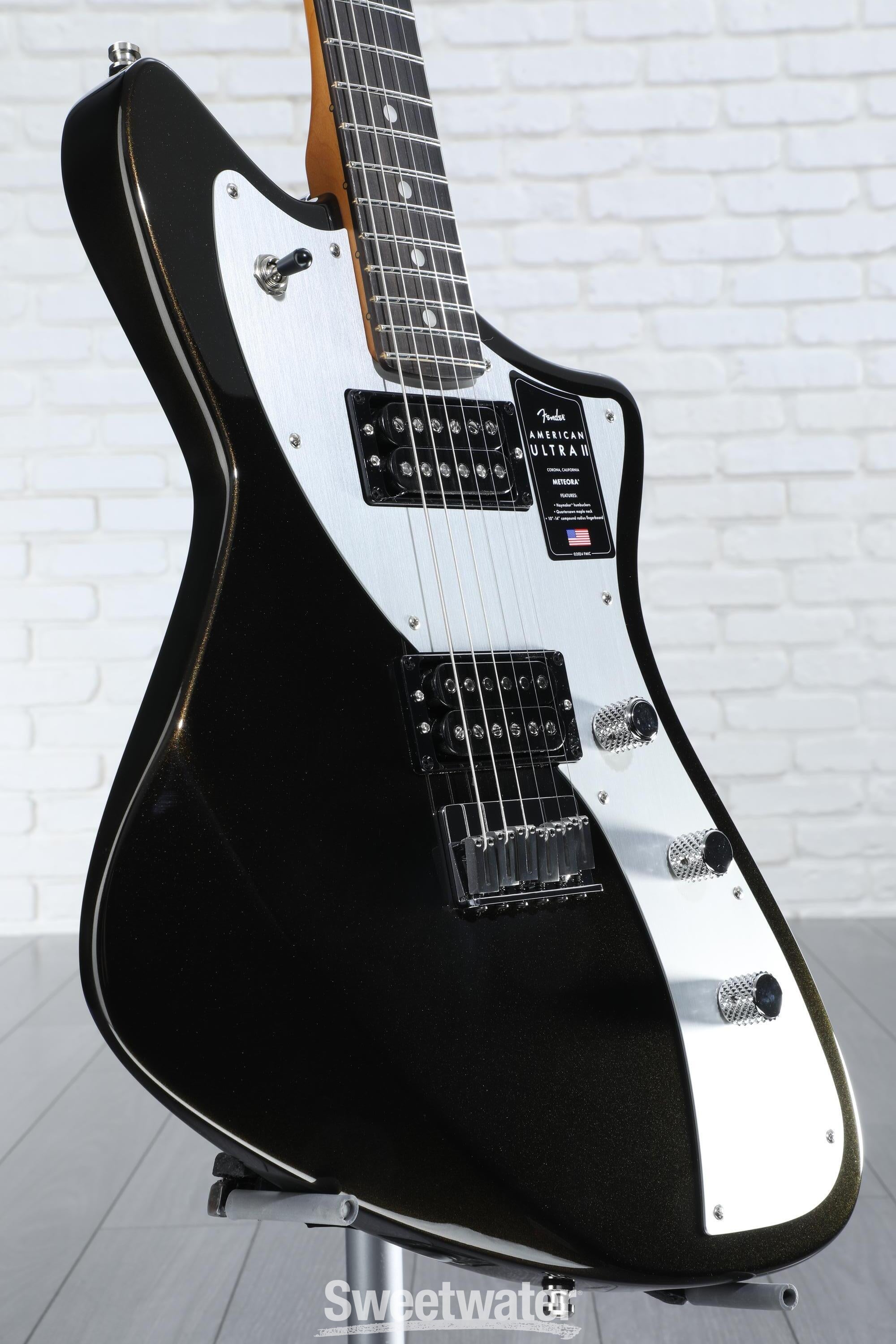 Fender American Ultra II Meteora Electric Guitar - Texas Tea