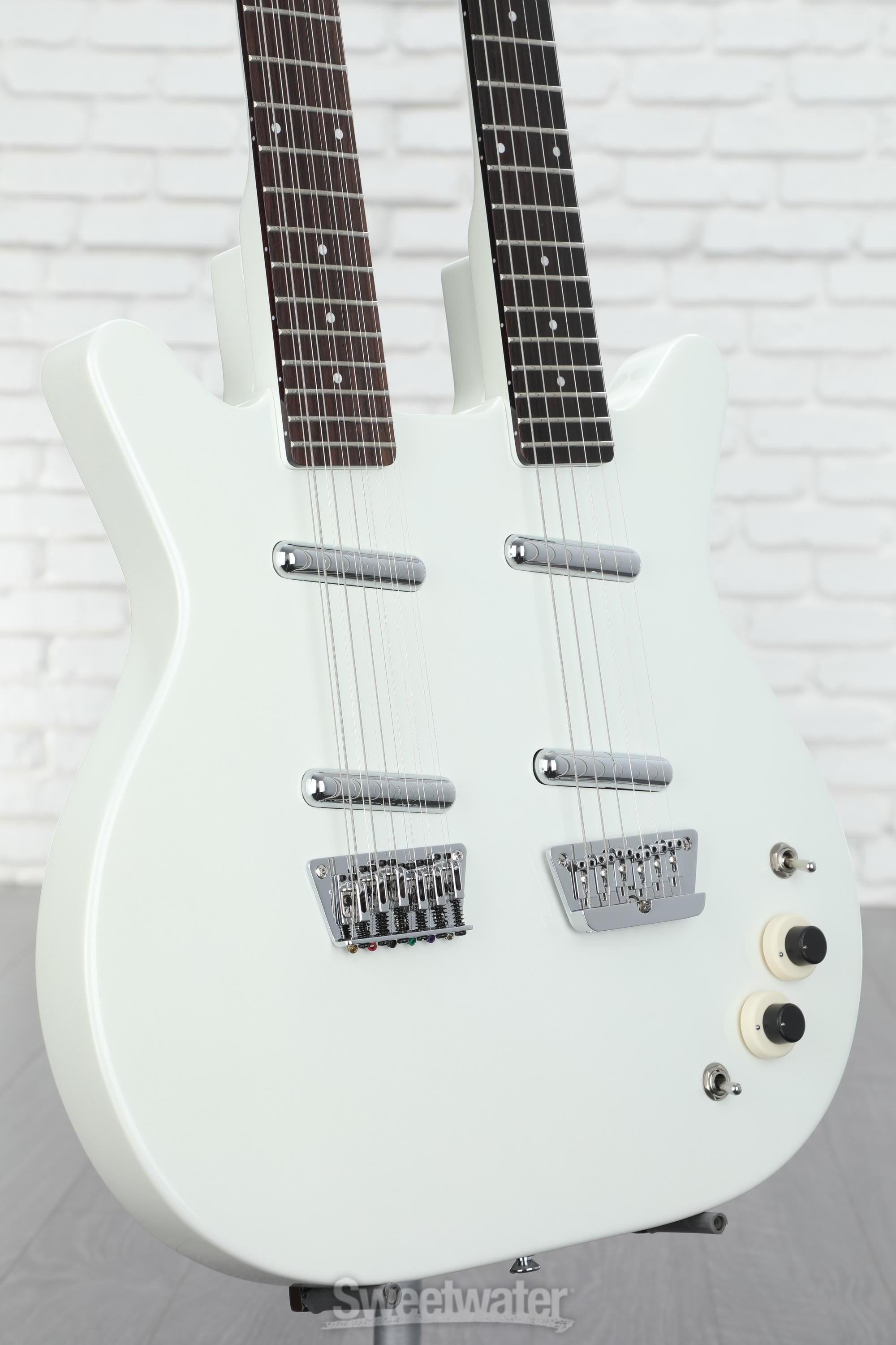 Danelectro ダンエレクトロ DOUBLE NECK 6-12 WHT ダブルネック