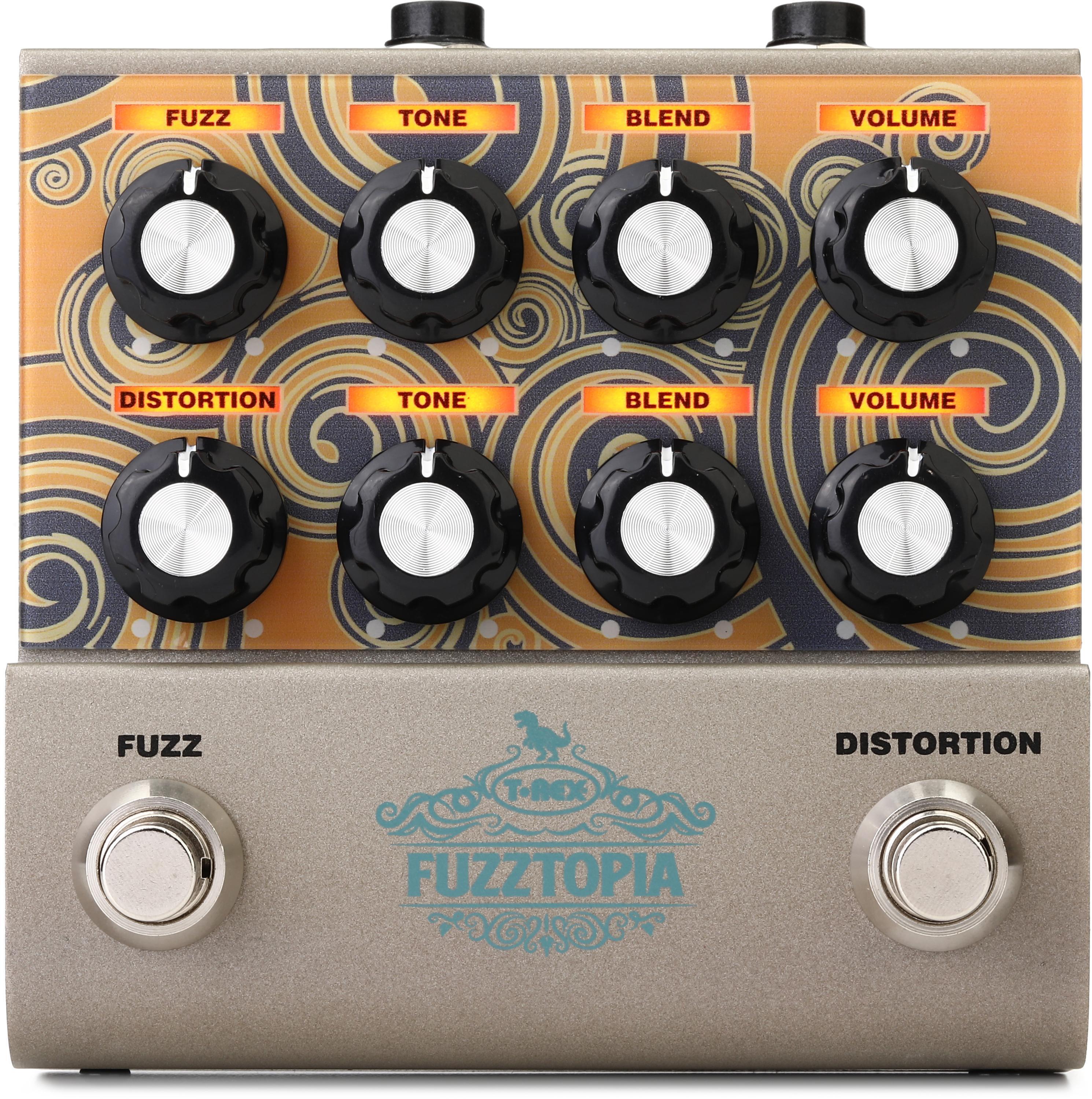 Photo of T-Rex Fuzztopia Fuzz and Distortion Pedal