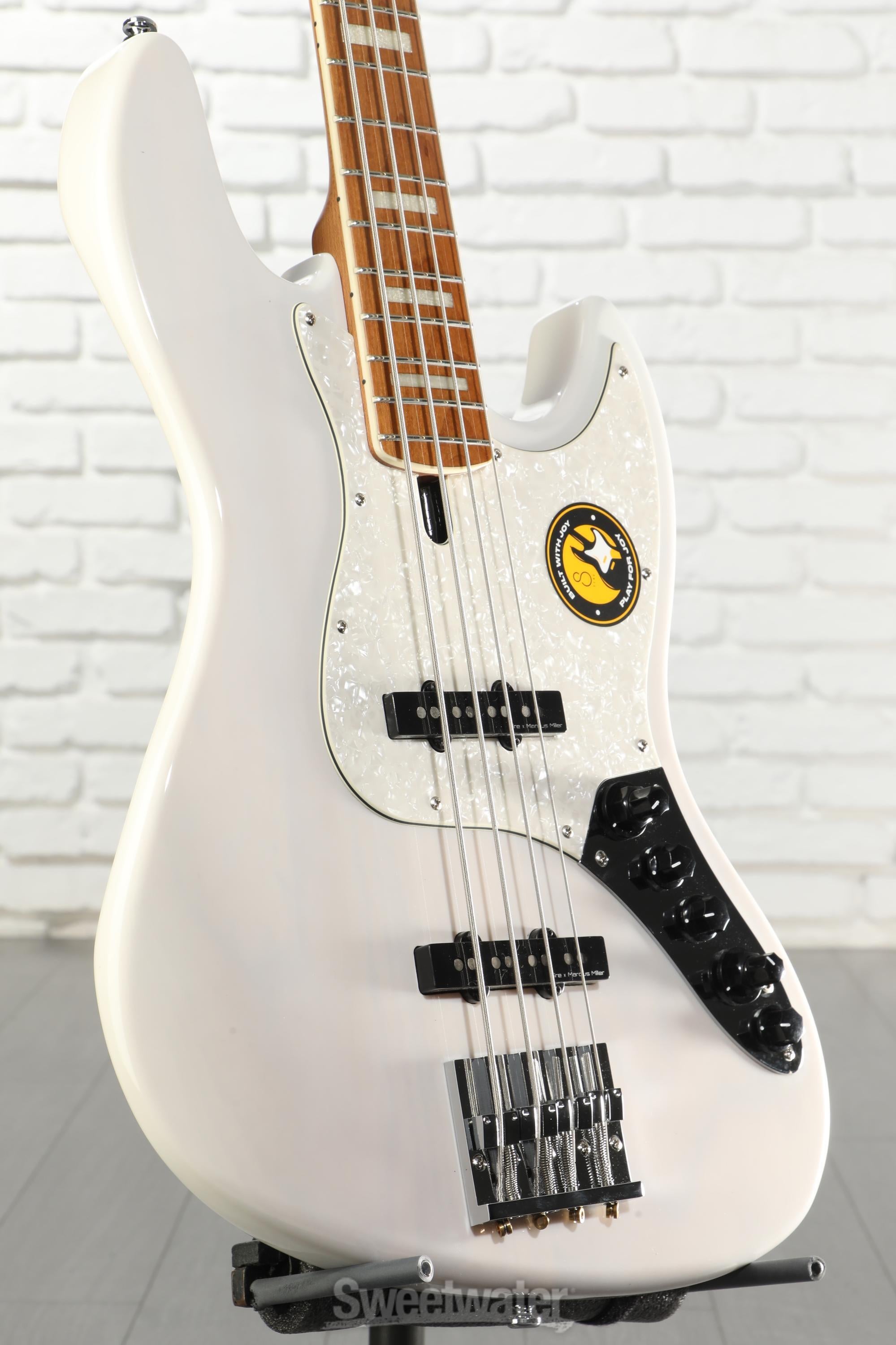 Sire Marcus Miller V8 4-string Bass Guitar - White Blonde | Sweetwater