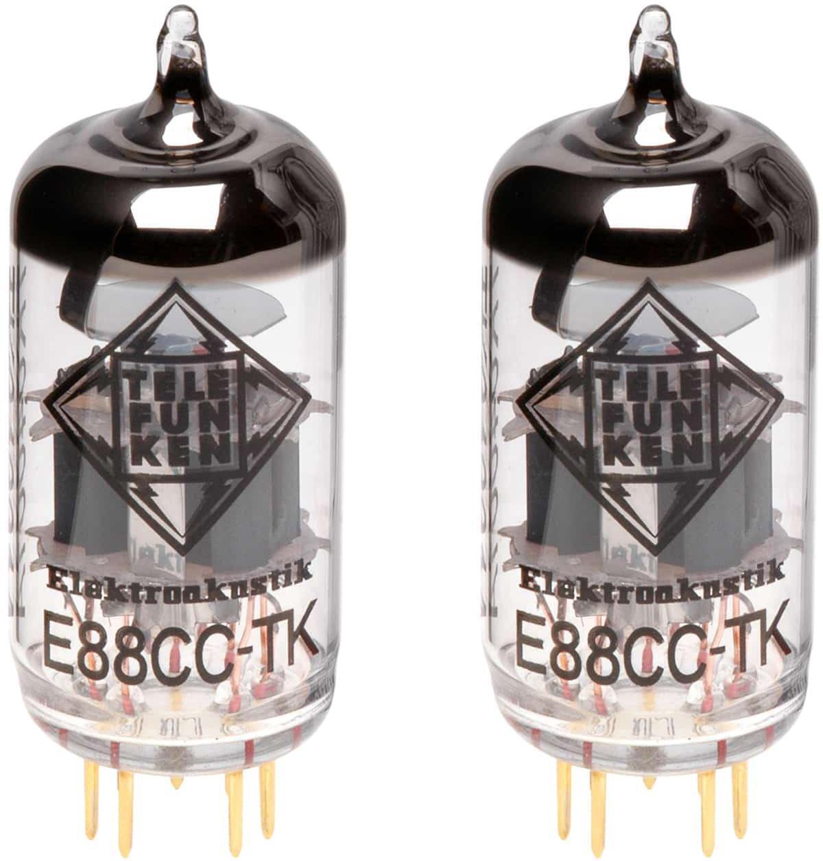Telefunken E88CC-TK Black Diamond Series Preamp Tubes - Matched