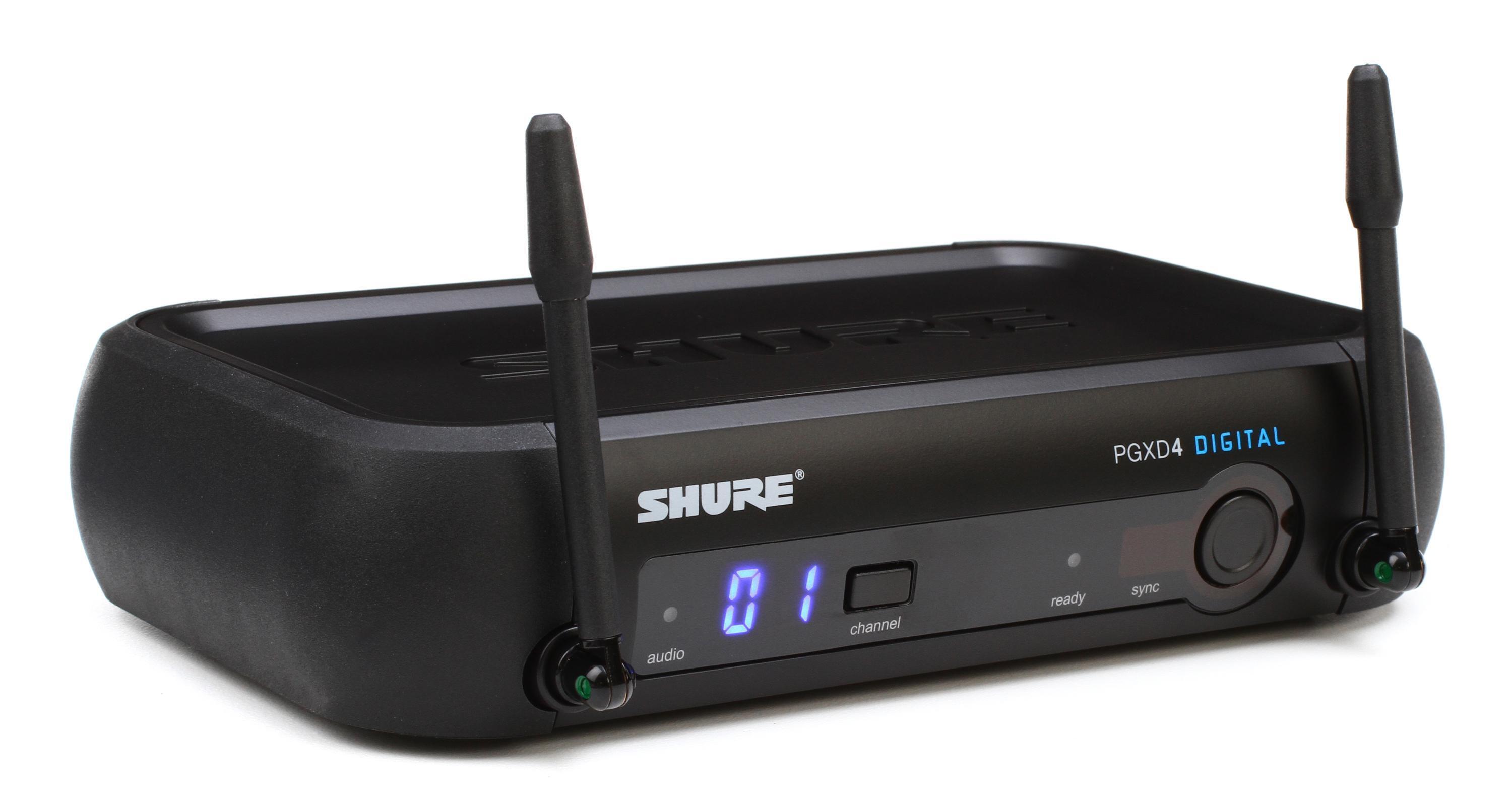 Shure PGXD4 Wireless Receiver - X8 Band | Sweetwater