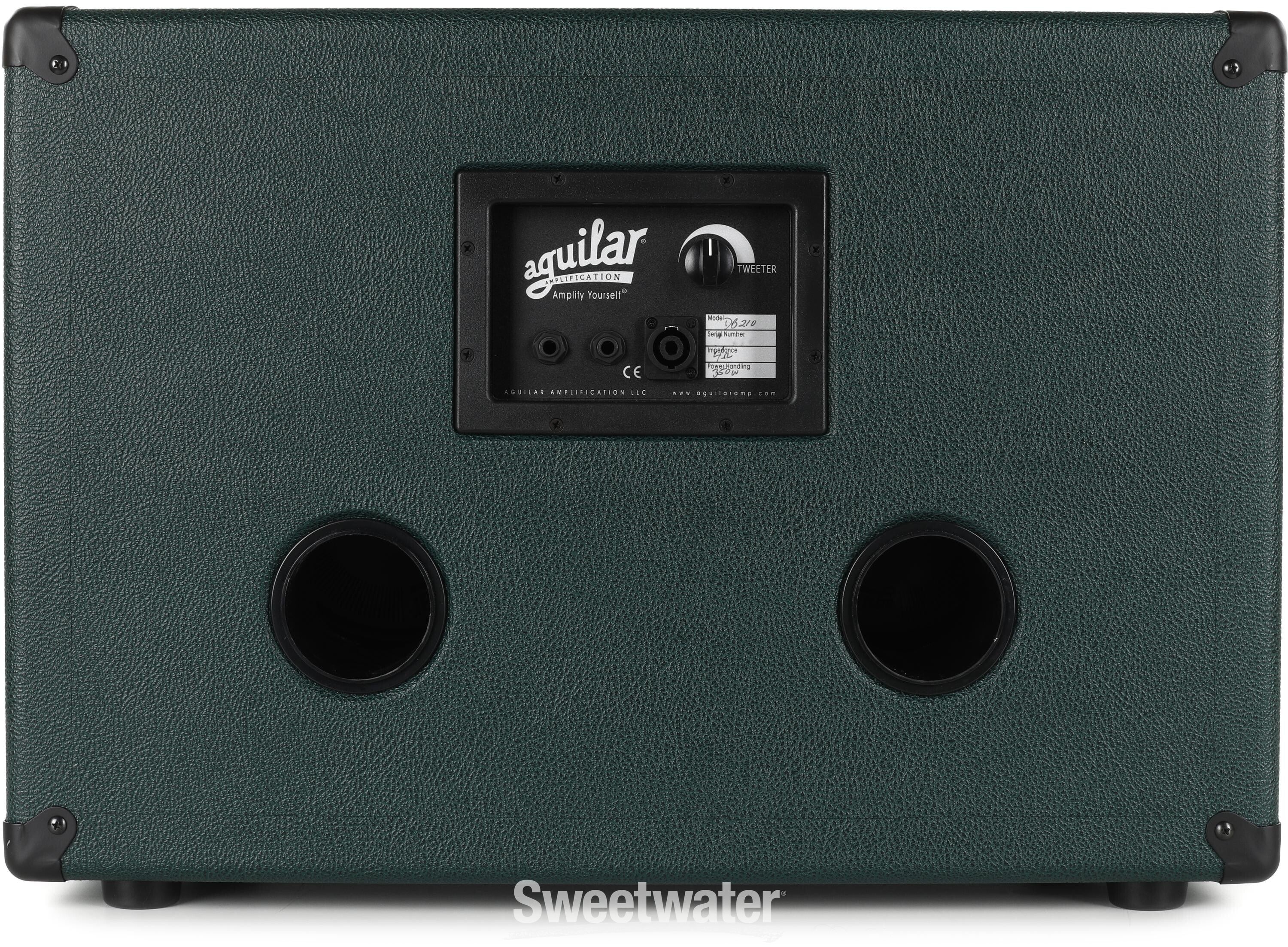 ベース AGUILAR DB210 4ohm Black Aguilar DB 210 350-watt 2x10-inch Bass Cabinet - Classic Black 4