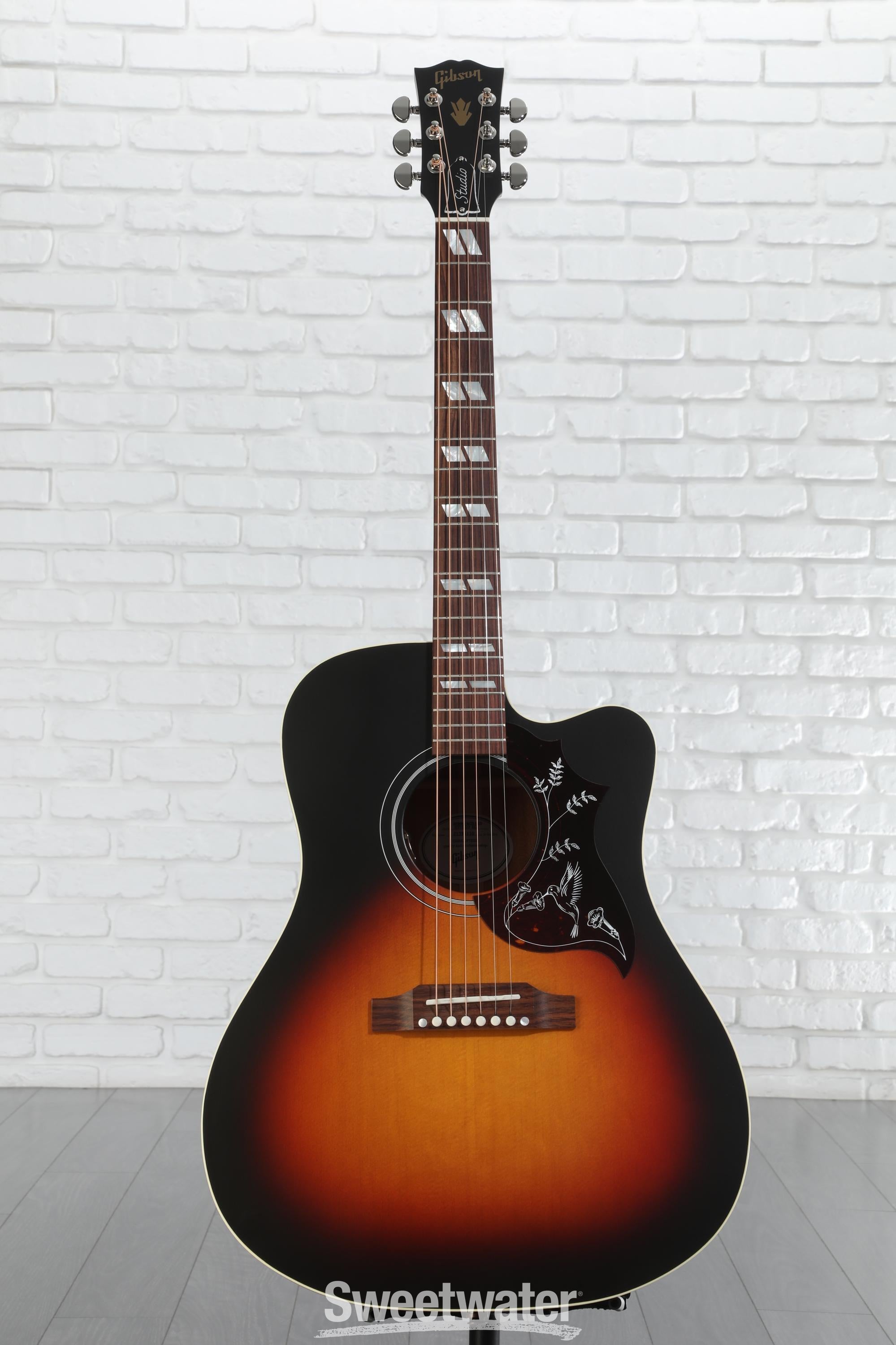 ギター Gibson Replica Hummingbird Studio/BLK Gibson Acoustic Hummingbird Studio EC Acoustic-electric