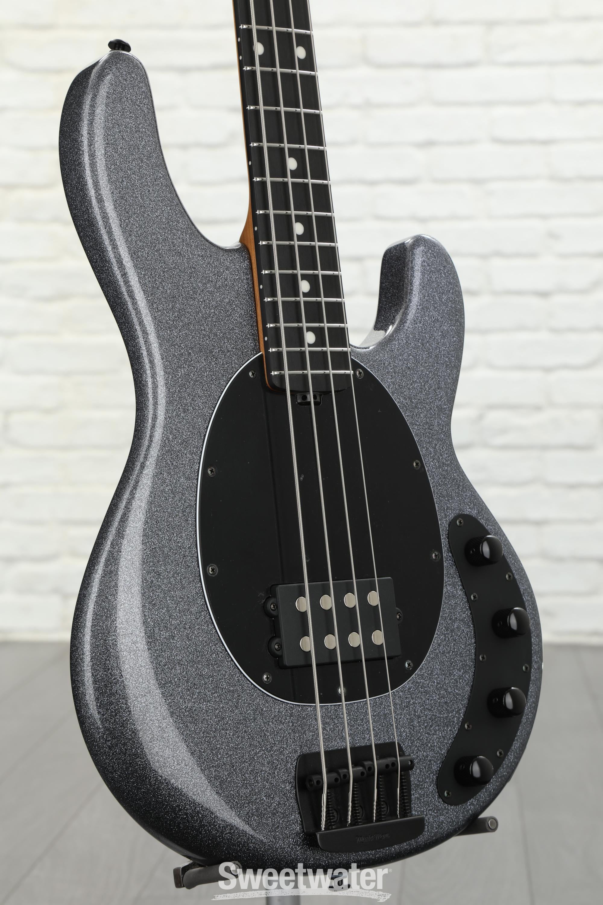 Ernie Ball Music Man StingRay Special Bass Guitar - Charcoal Sparkle with  Ebony Fingerboard