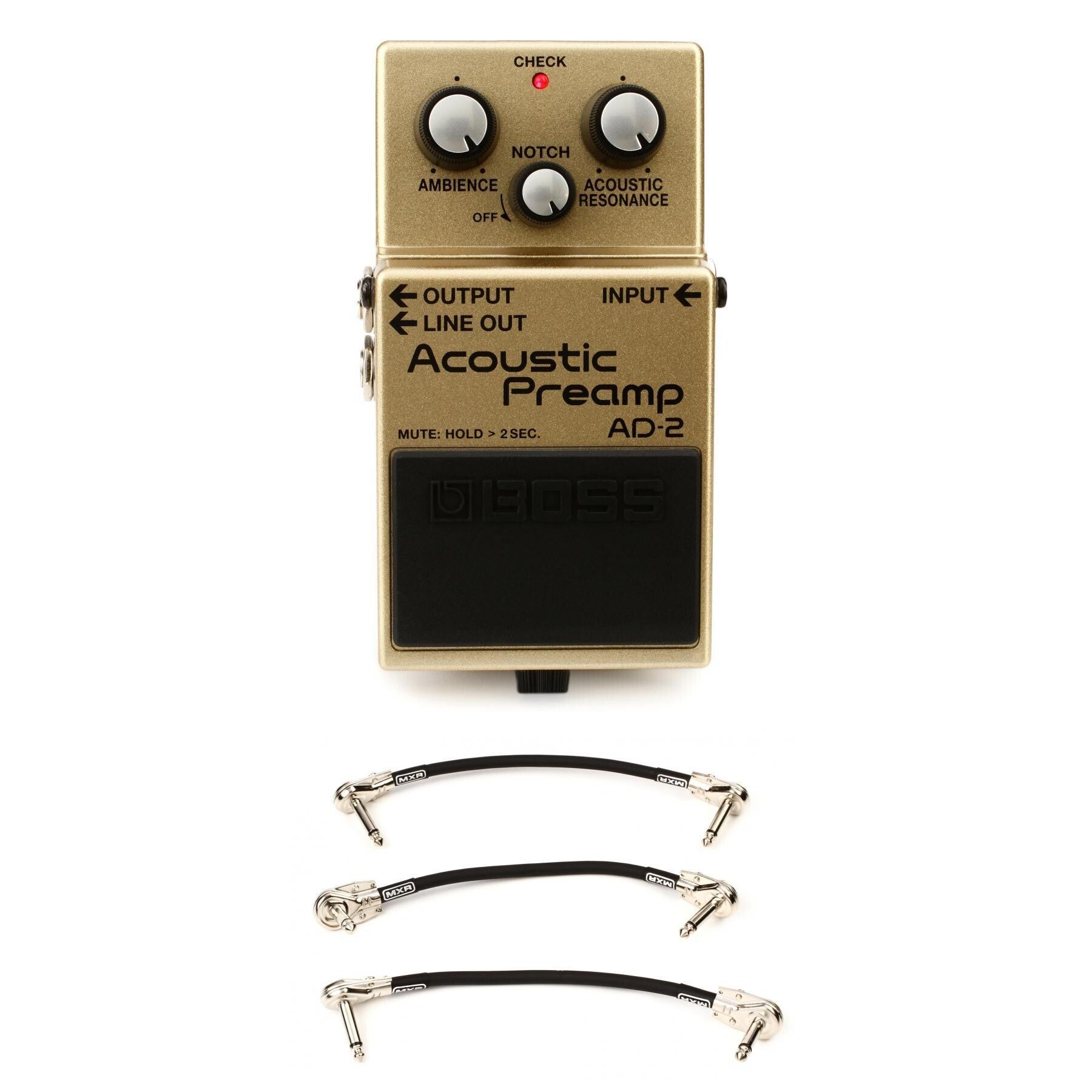 Boss AD-2 Acoustic Preamp Pedal | Sweetwater
