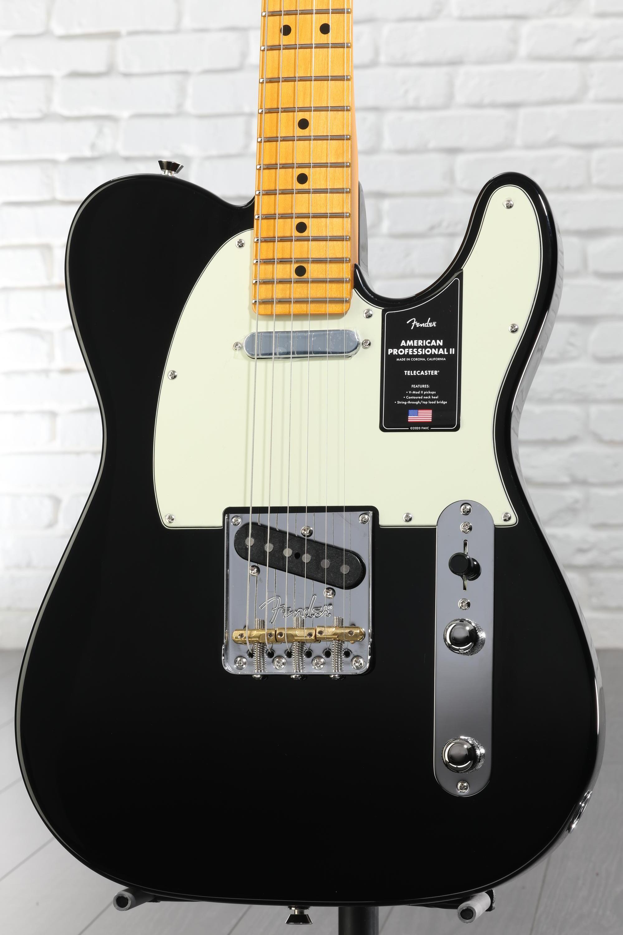 Fender American Professional II Telecaster - Black with Maple