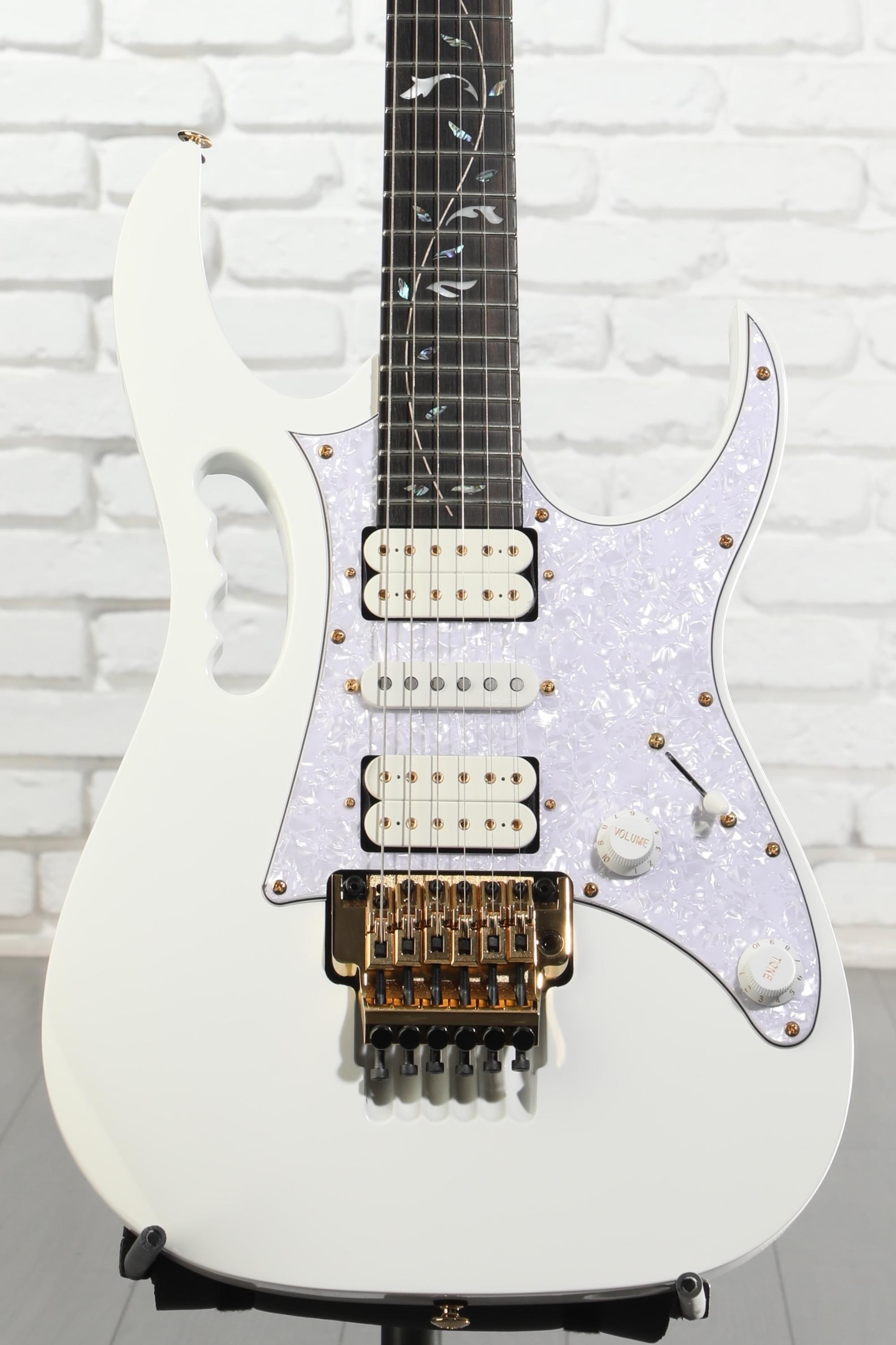 Ibanez Steve Vai Signature Premium JEM7VP - White | Sweetwater
