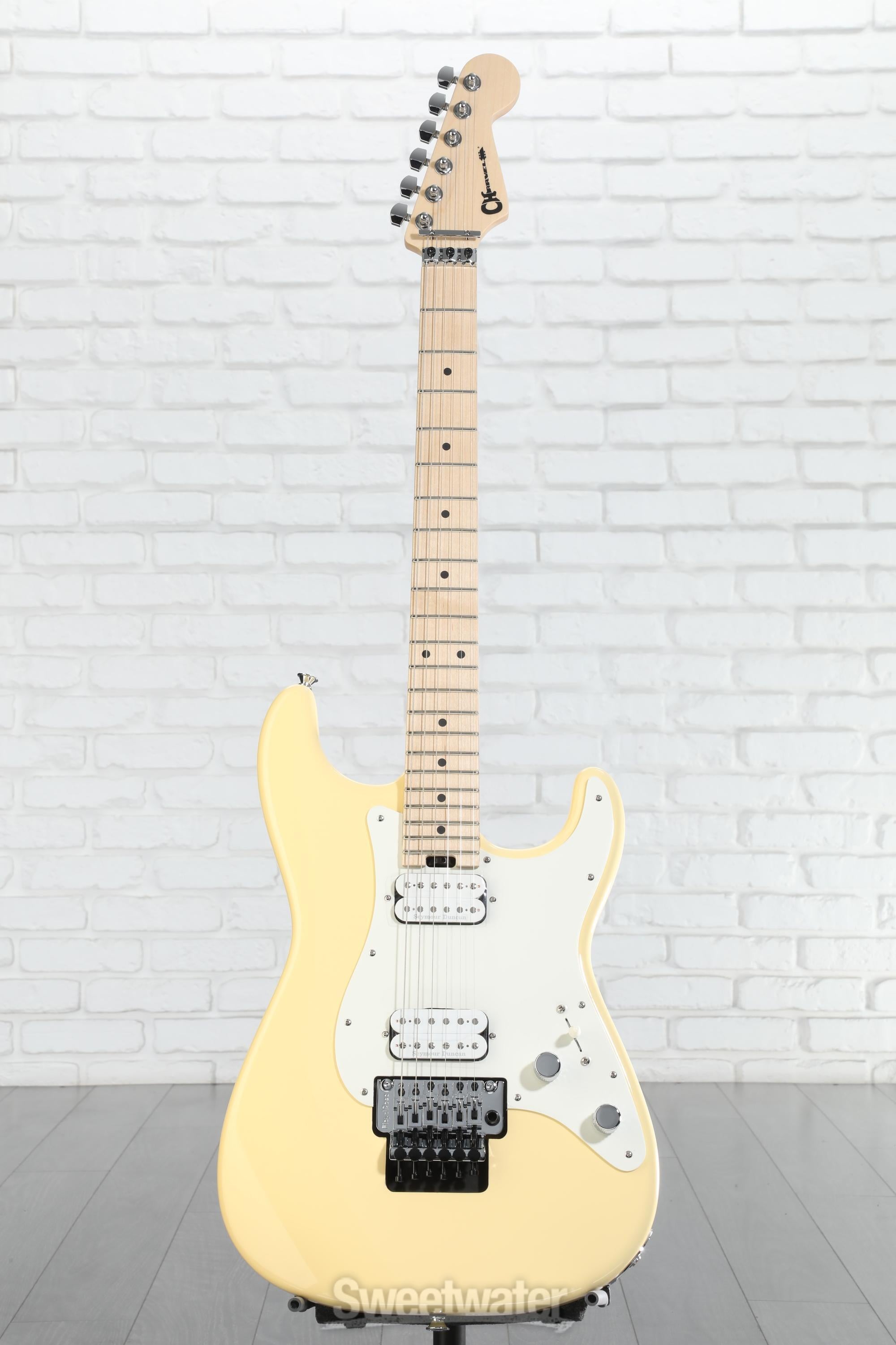 Charvel Pro-Mod So-Cal Style 1 HH FR M - Vintage White | Sweetwater