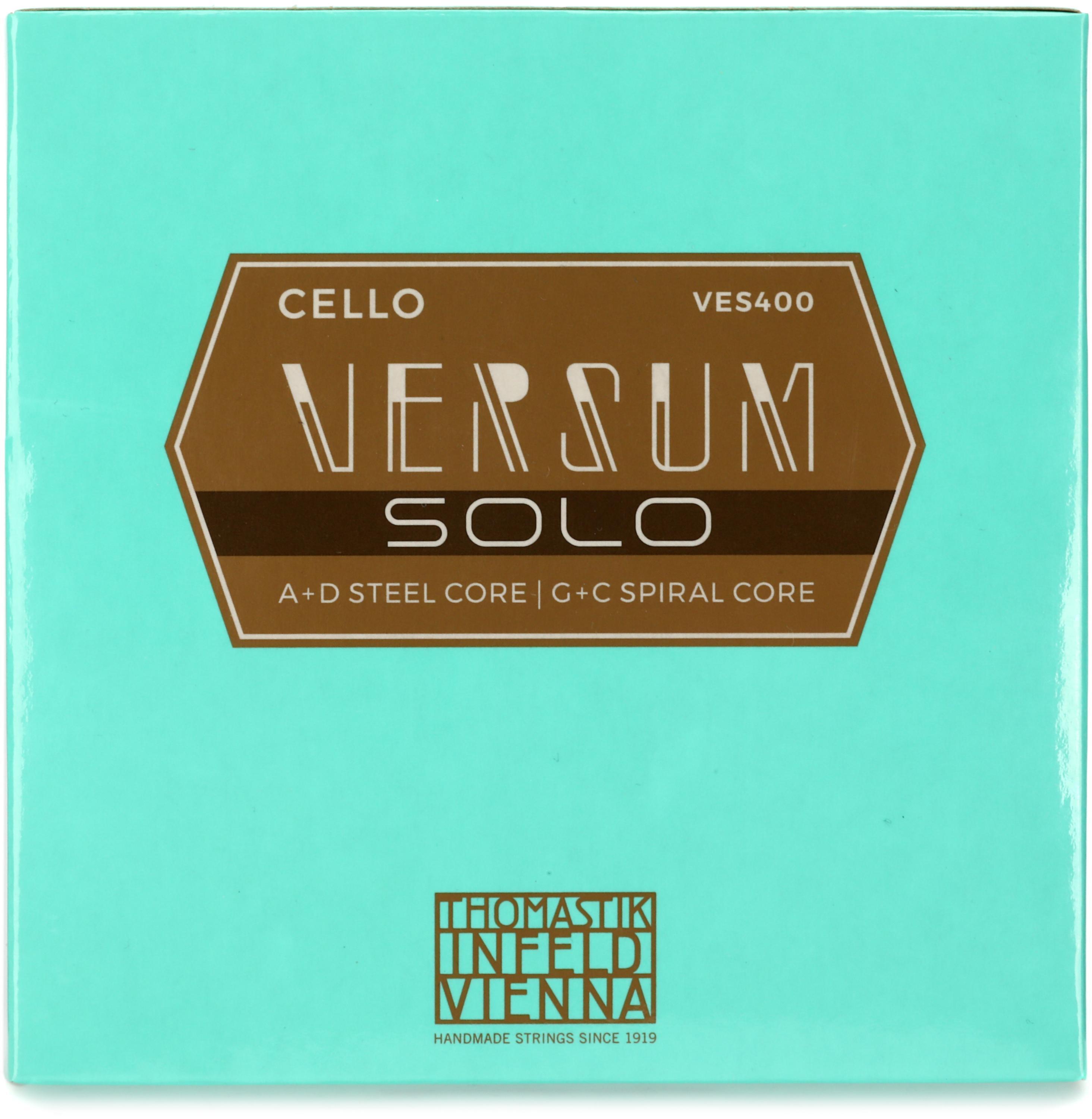 Photo of Thomastik-Infeld VES400 Versum Solo Cello String Set - 4/4 Size