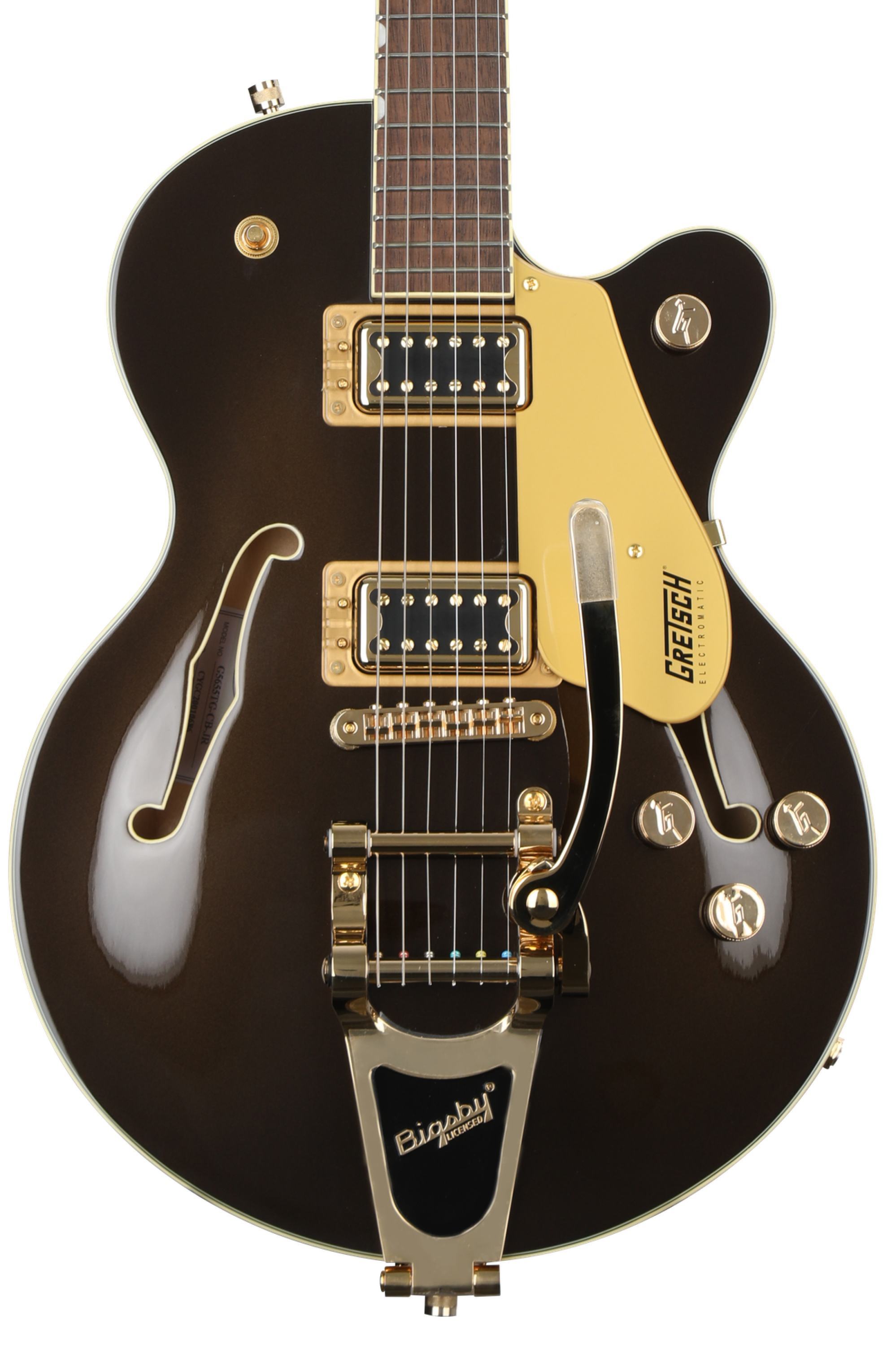 Gretsch G5655TG Electromatic Centerblock Jr. Black Gold