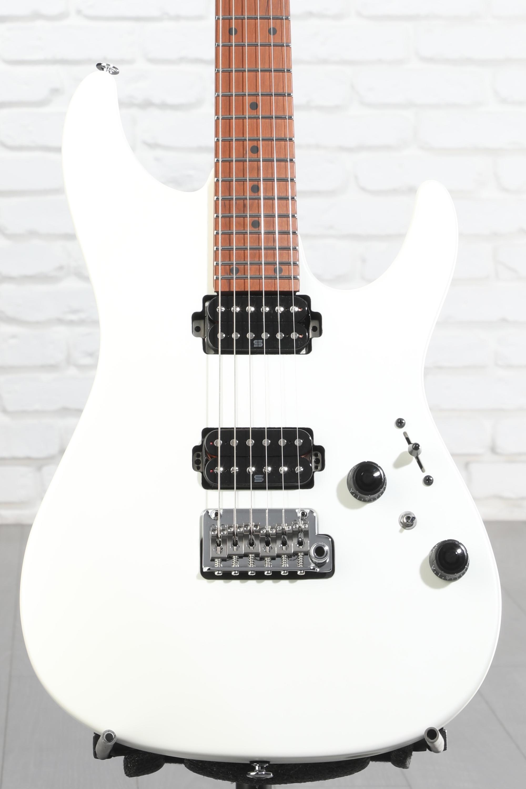 Ibanez Prestige AZ2402 Electric Guitar - Pearl White Flat | Sweetwater