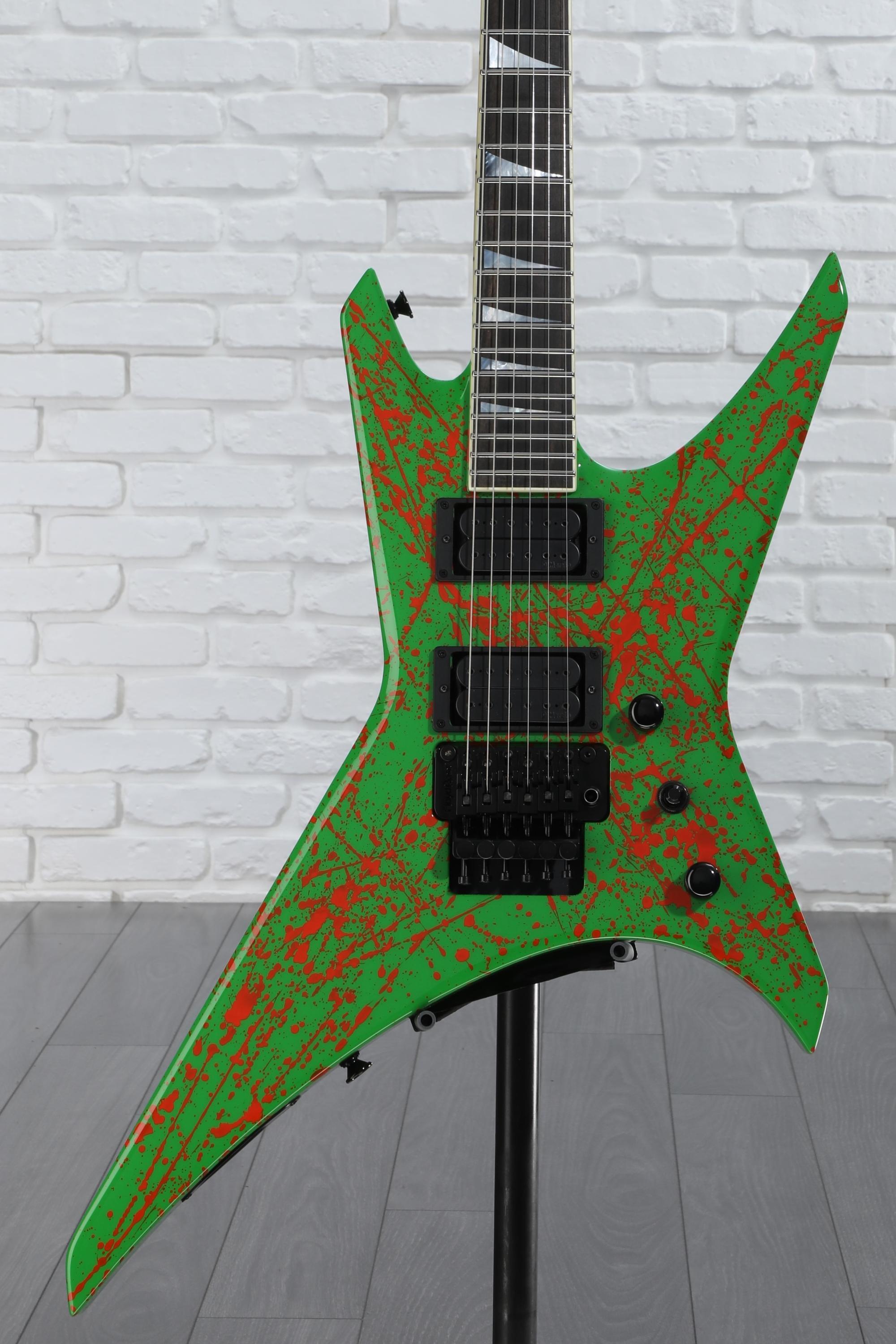 Jackson USA Custom Shop Warrior Electric Guitar - Slime Time