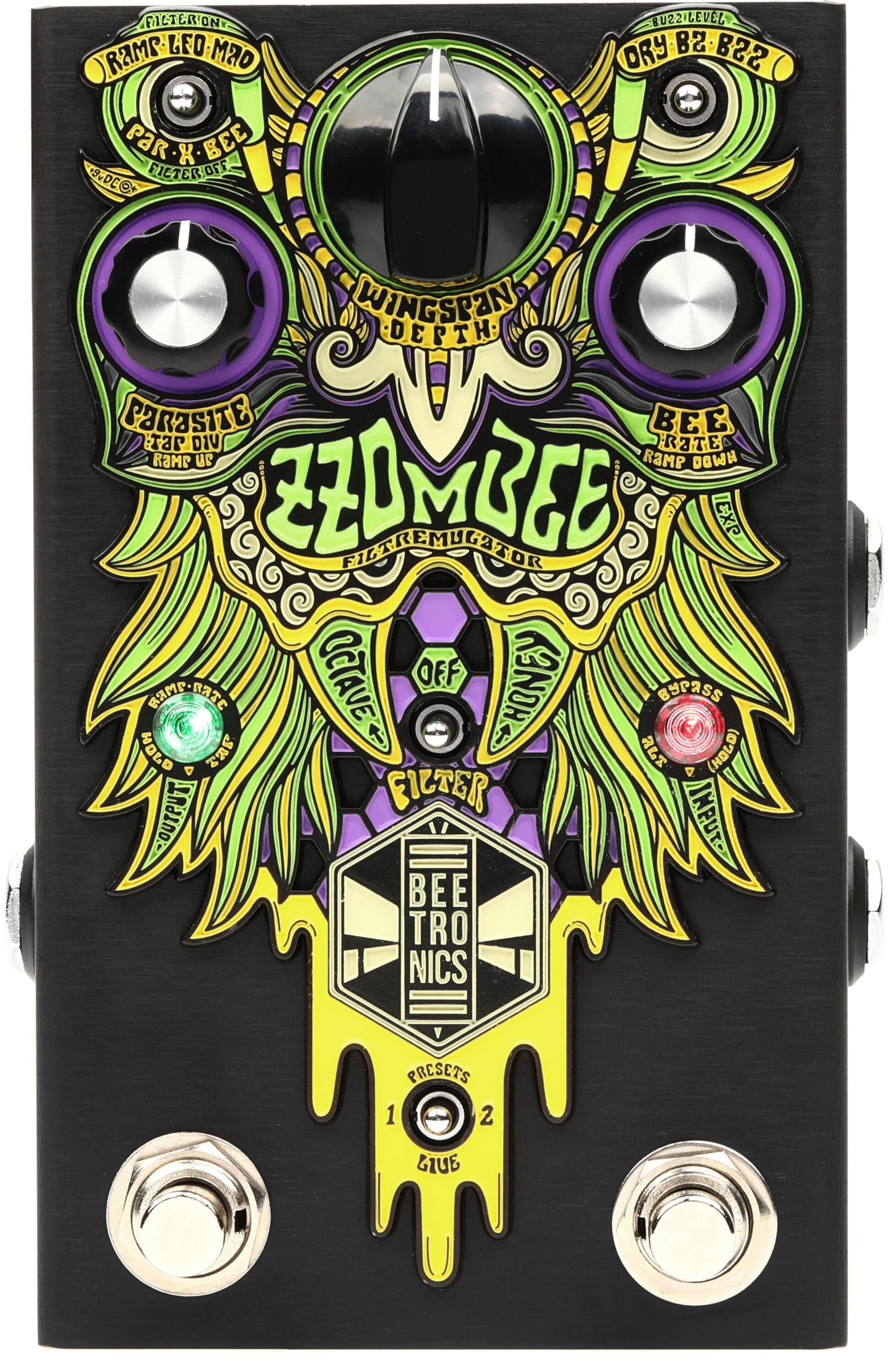 Beetronics FX Zzombee Filtremulator Analog Multi-effect Pedal