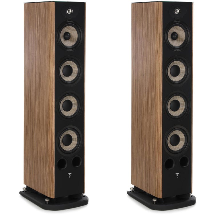 Focal Aria Evo X N°3 Floorstanding Speaker Pair Prime Walnut