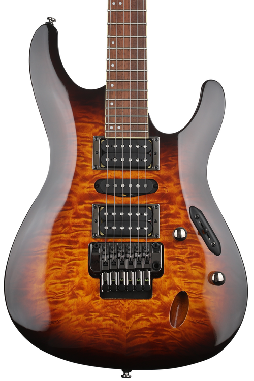 Ibanez S670QM Electric Guitar - Dragon Eye Burst