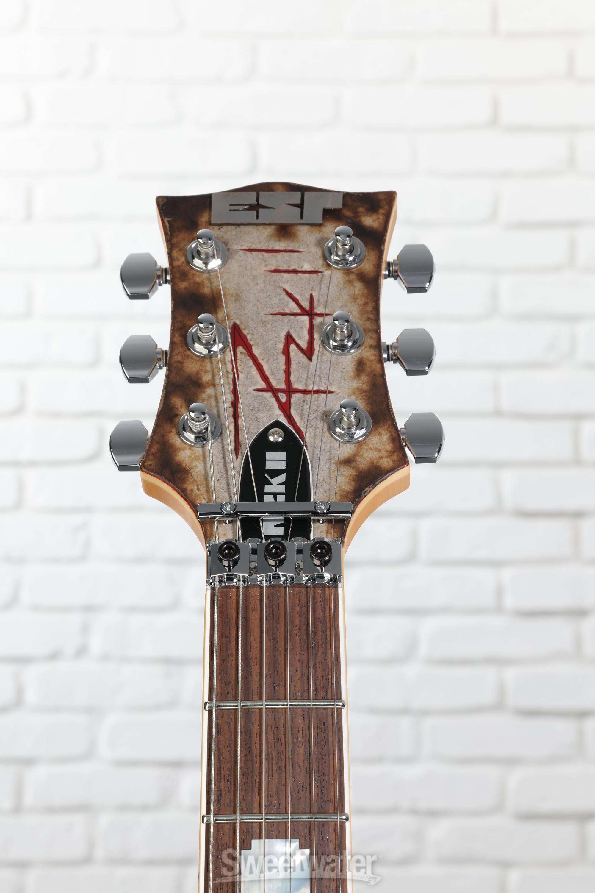 ESP RZK-II Burnt Richard Z Kruspe Signature Electric Guitar