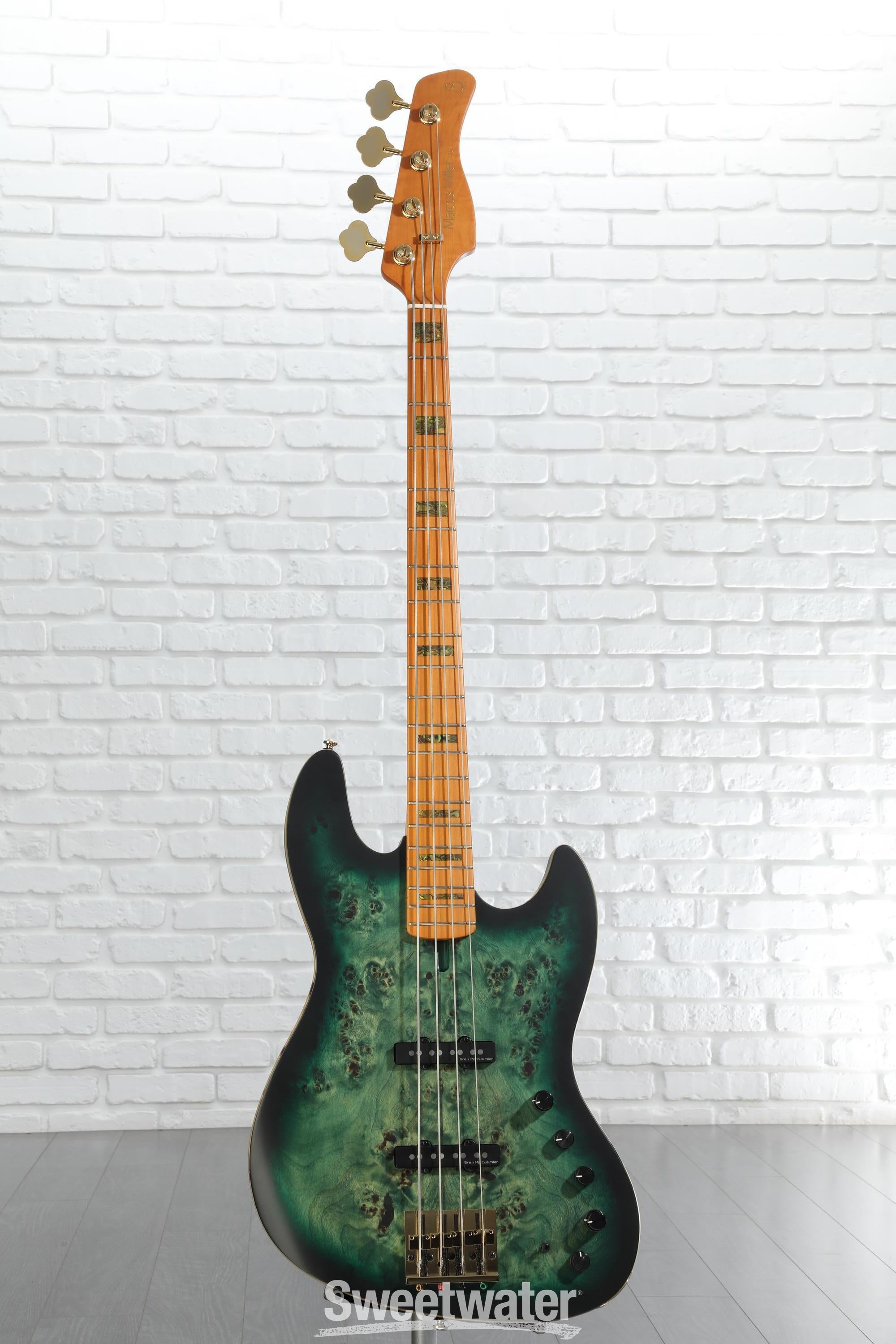 Sire Marcus Miller V10 4-string Bass Guitar - Trans Green Satin