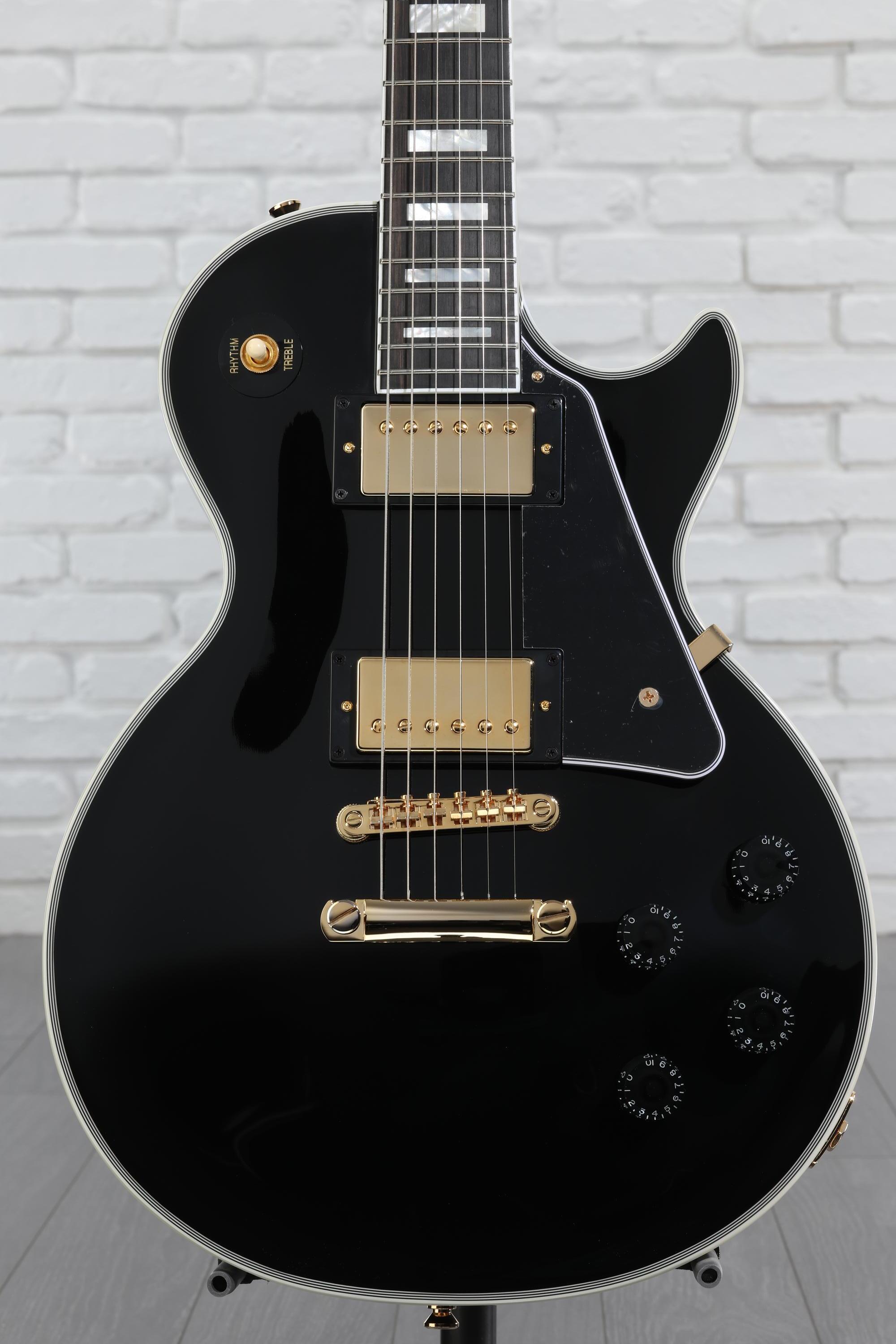 Epiphone Les Paul Custom Electric Guitar - Ebony | Sweetwater
