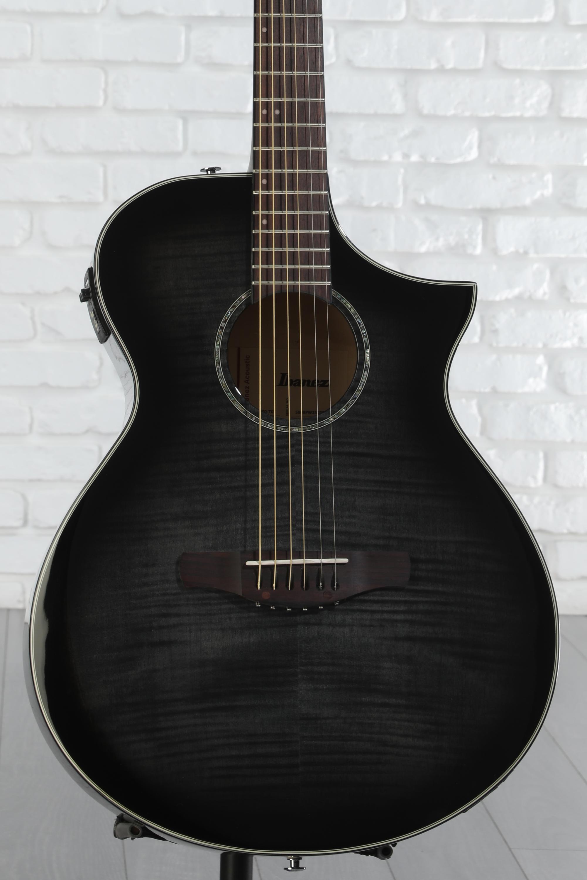 2023.03購入ほぼ未使用Ibanez エレアコブラックAEWC400-TKS
