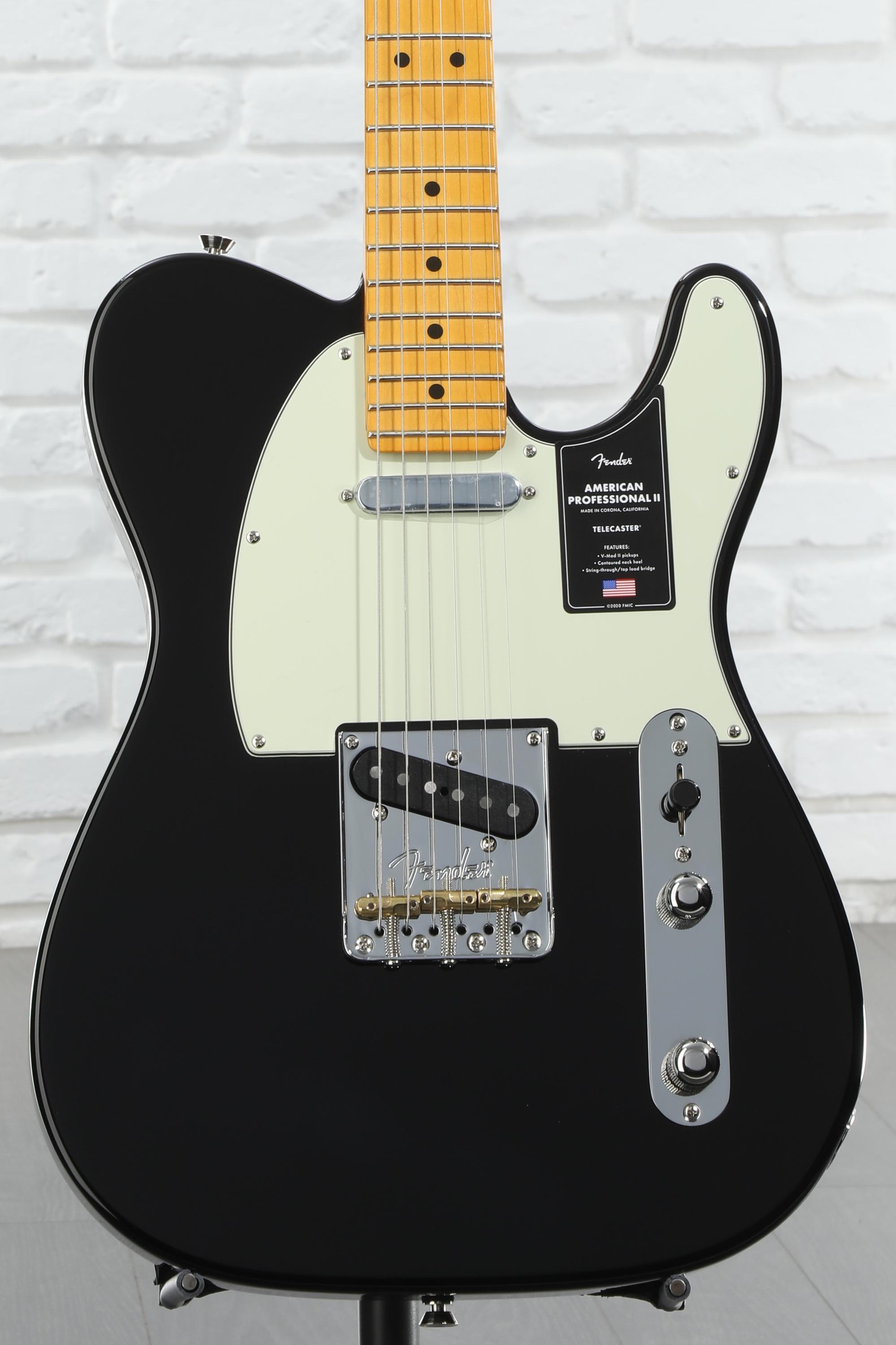 口コミ・レビュー評価が高いおすすめ人気商品の通販 Fender with Black - Telecaster II Professional American ギター