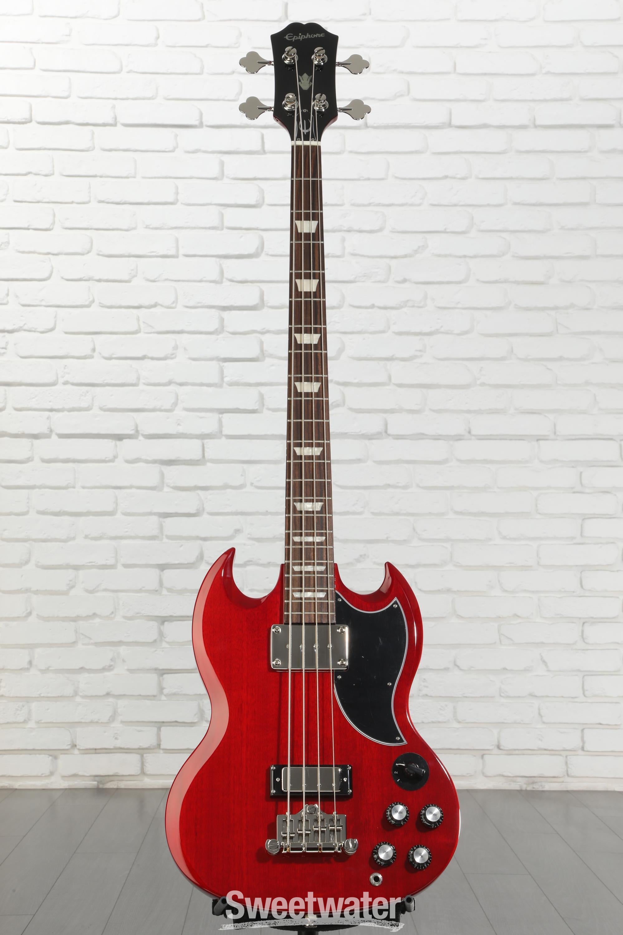 Epiphone EB-3 Bass Guitar - Cherry | Sweetwater