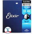 Photo of Elixir Strings 12050 Polyweb Electric Guitar Strings - .010-.046 Light (5-pack)