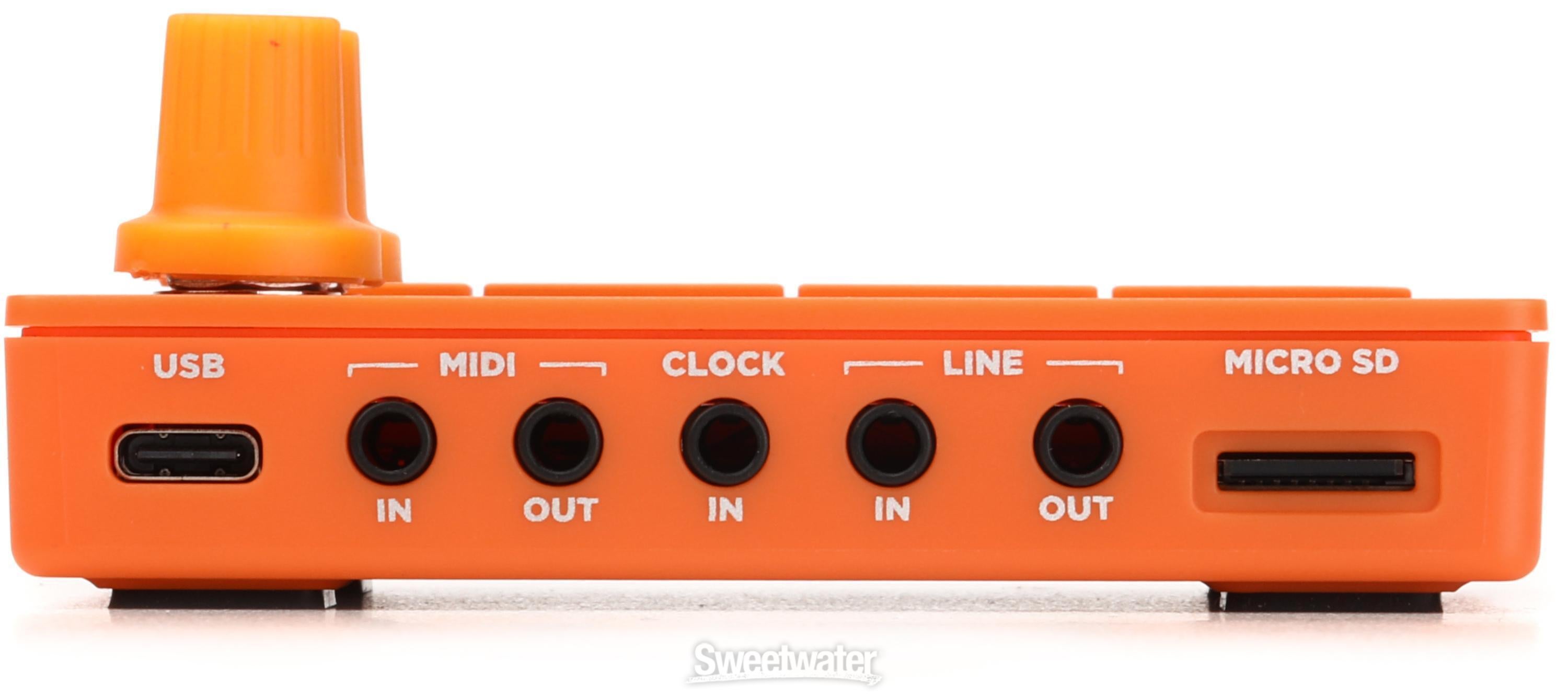 1010music Nanobox Tangerine Sampler Module Reviews | Sweetwater