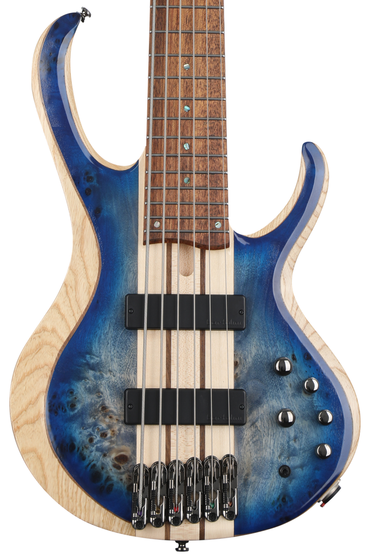 Ibanez Standard BTB846 Bass Guitar - Cerulean Blue Burst Low Gloss