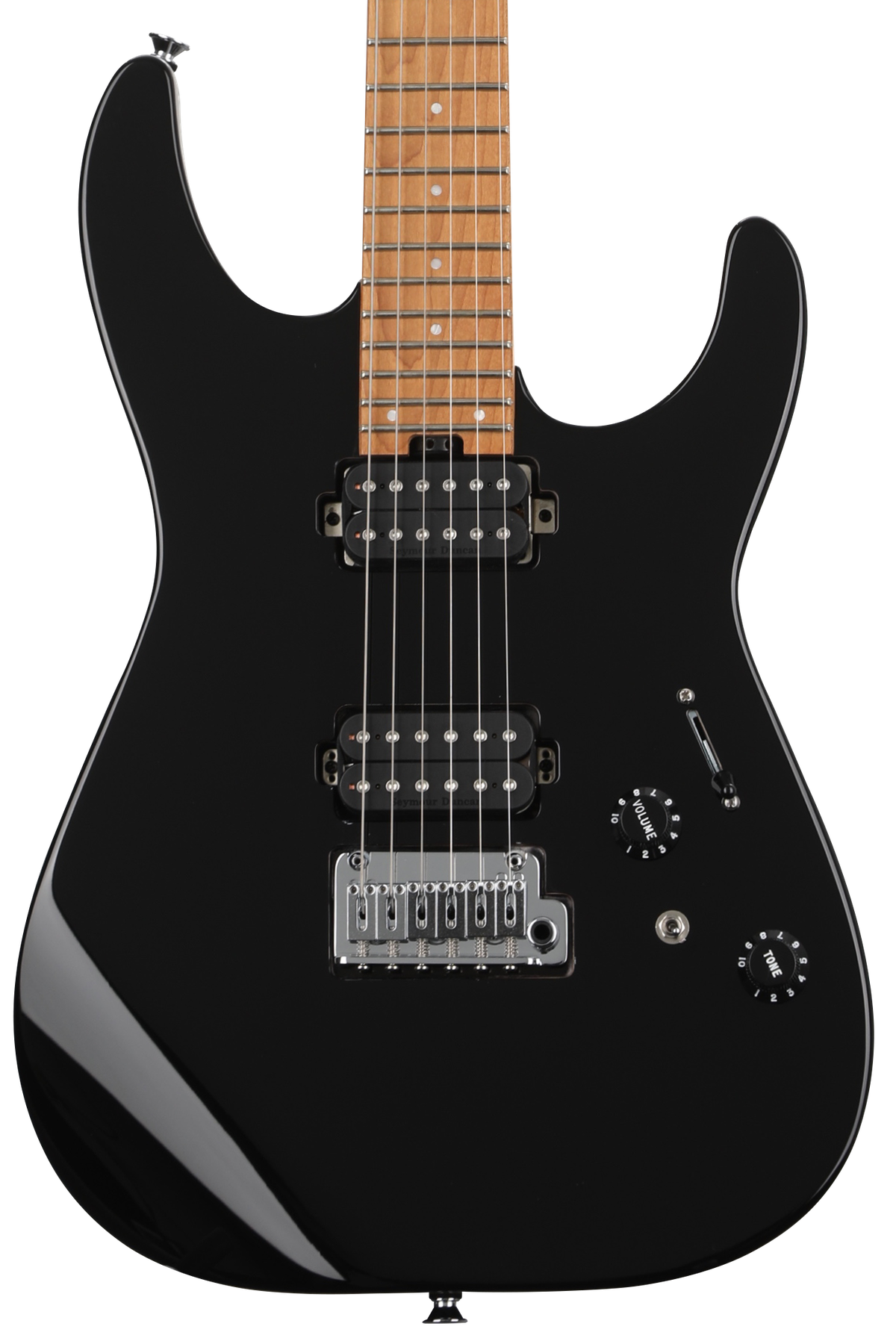 Charvel Pro-Mod DK24 HH 2PT CM グロスブラック Dinky™ (DK) :: Pro-Mod DK24 HH 2PT CM, Caramelized Maple