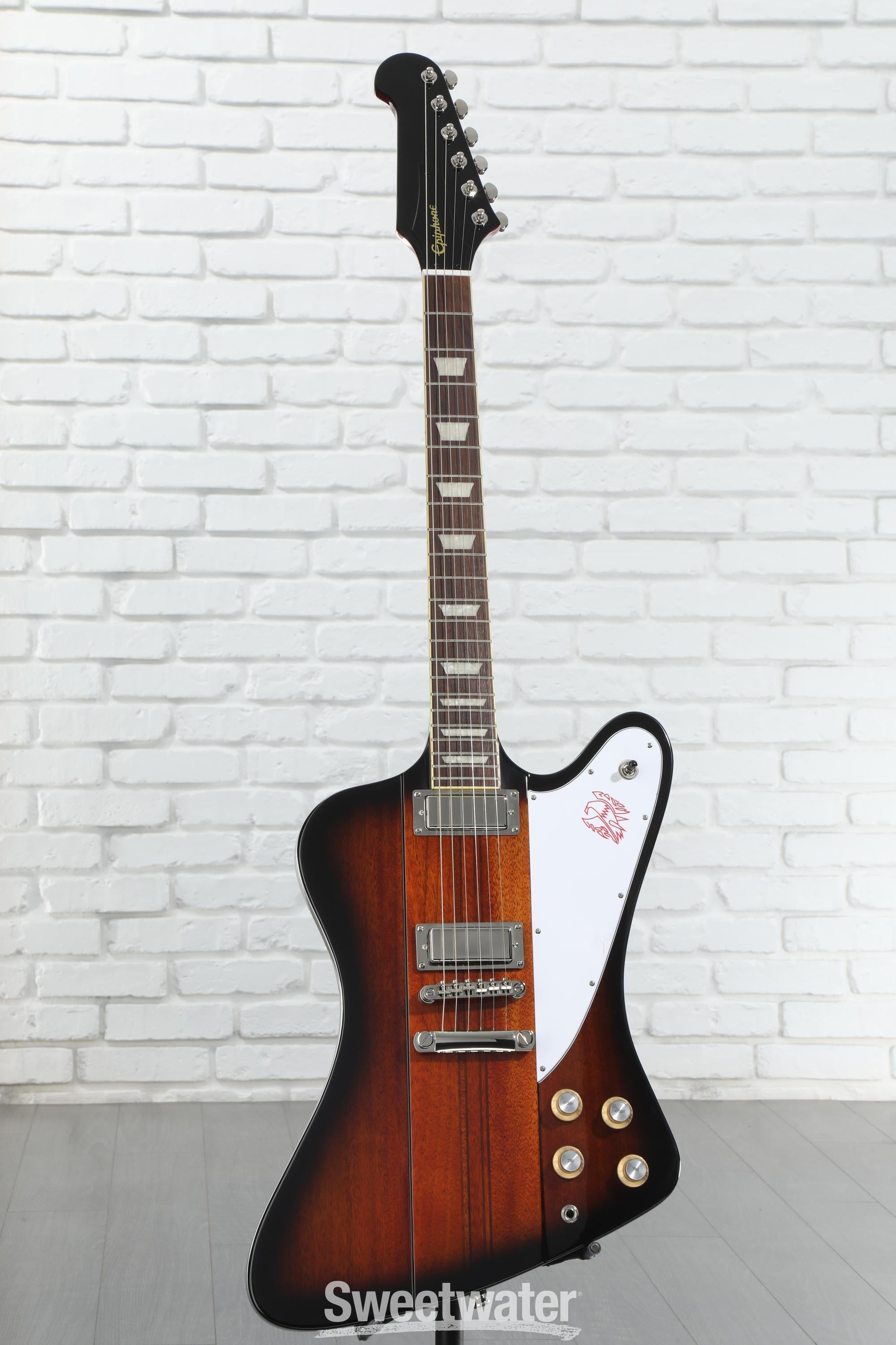 Amazon.com: Epiphone Firebird, Vintage Sunburst : Musical