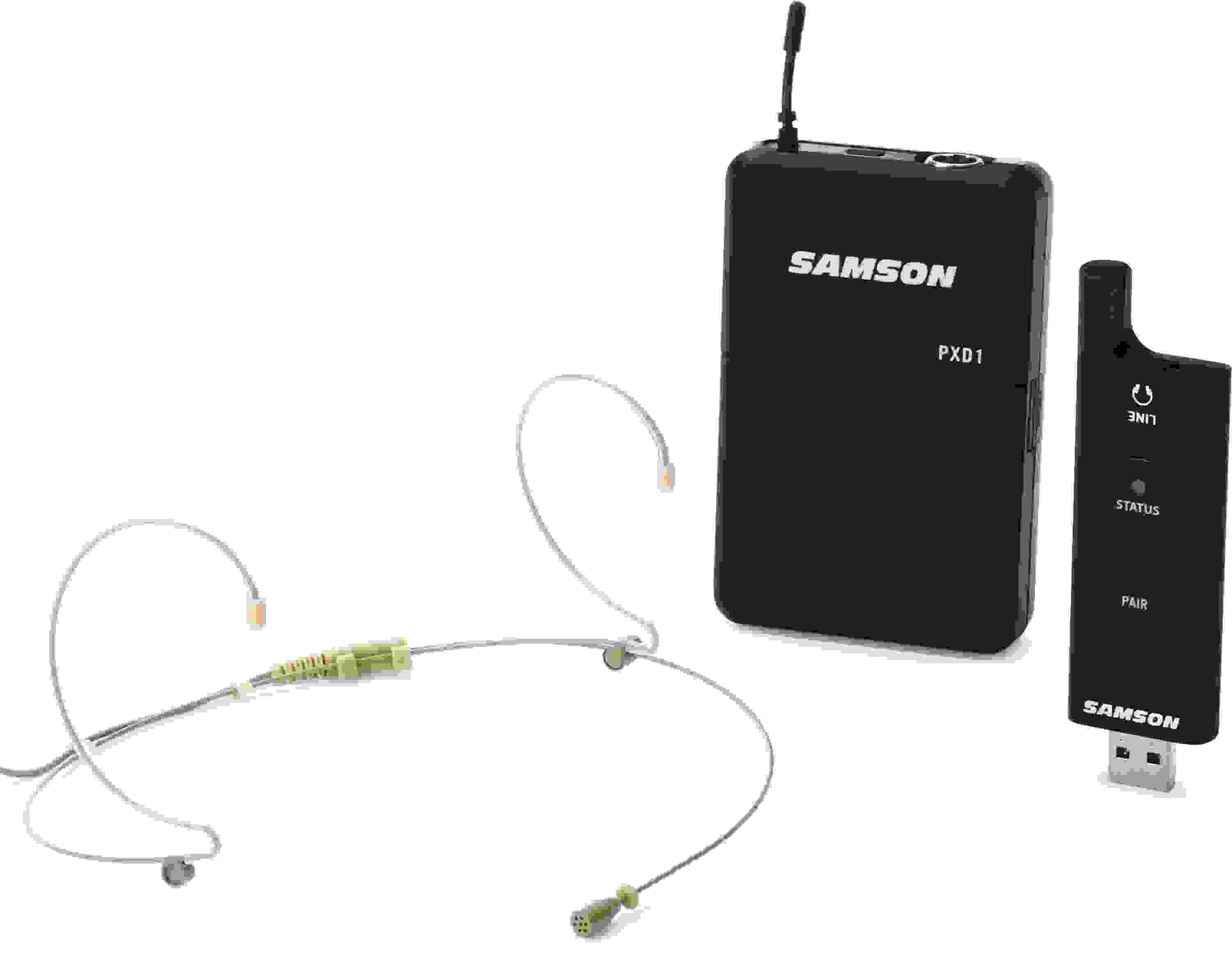 Samson XPD2 Headset USB Digital Wireless System with DE5 Headset