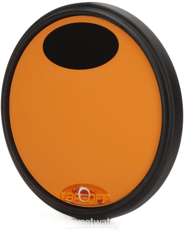 Tapspace Tap-Off Practice Pad - Orange and Black