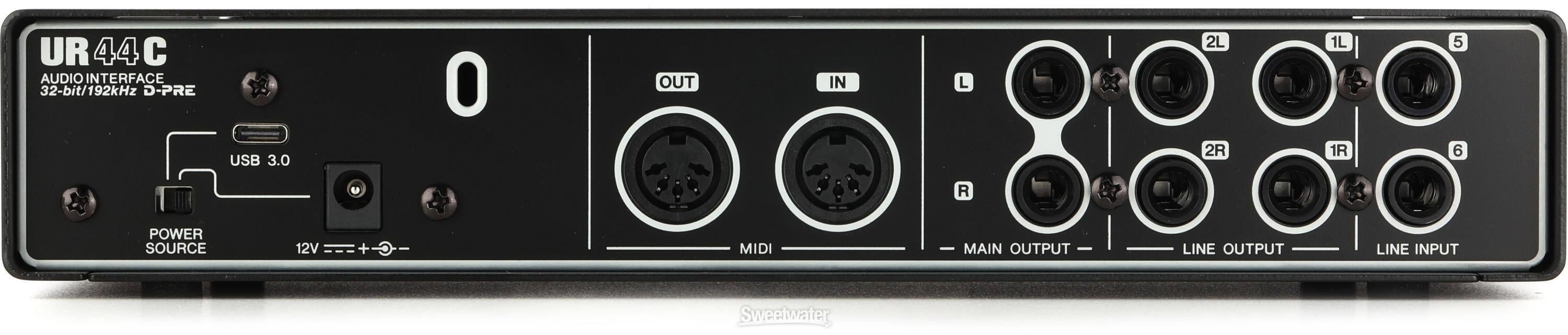 Amazon.com: Steinberg UR44C 6x4 USB 3.0 Audio Interface with