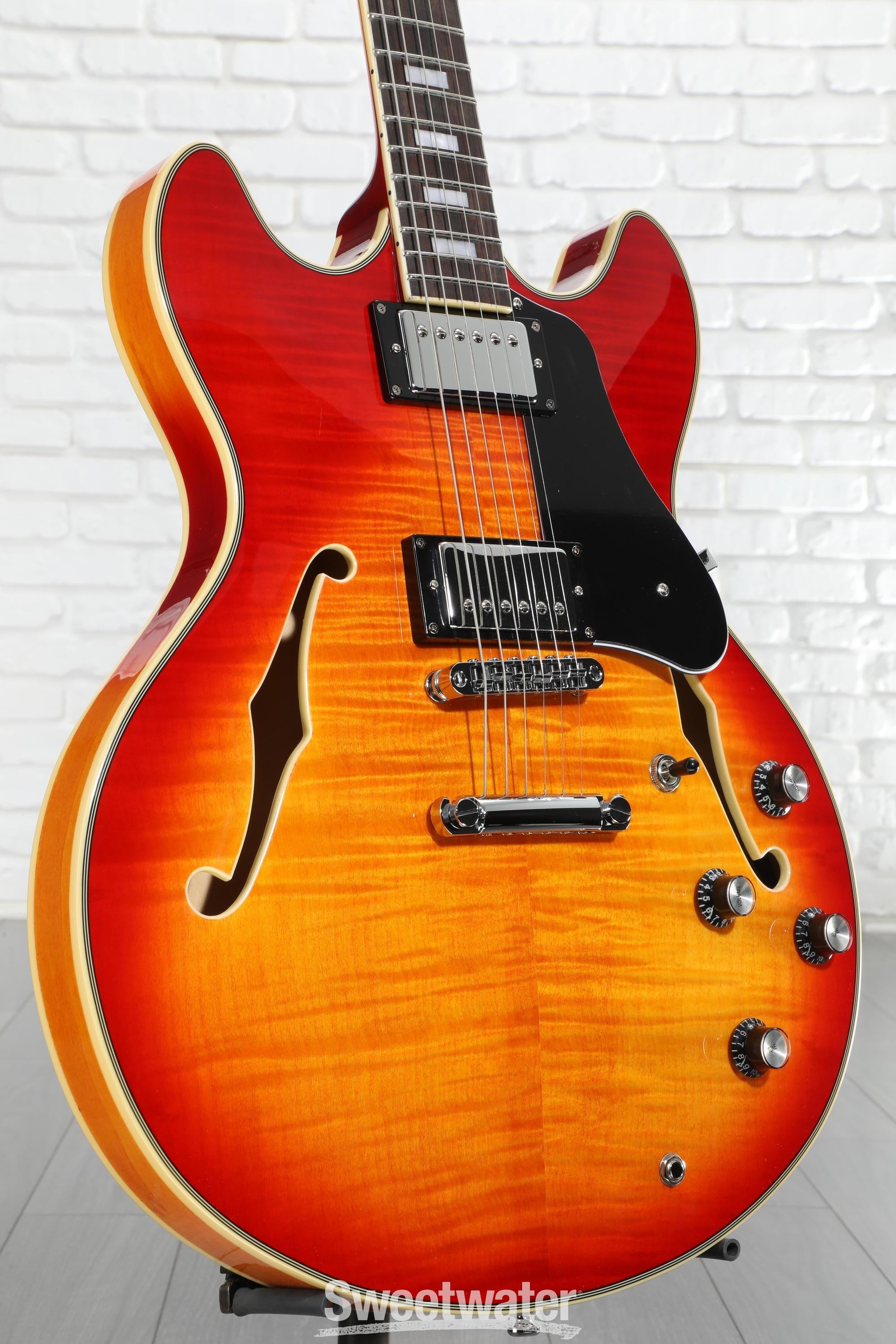 Sire Larry Carlton H7 Semi-hollow Electric Guitar - Cherry