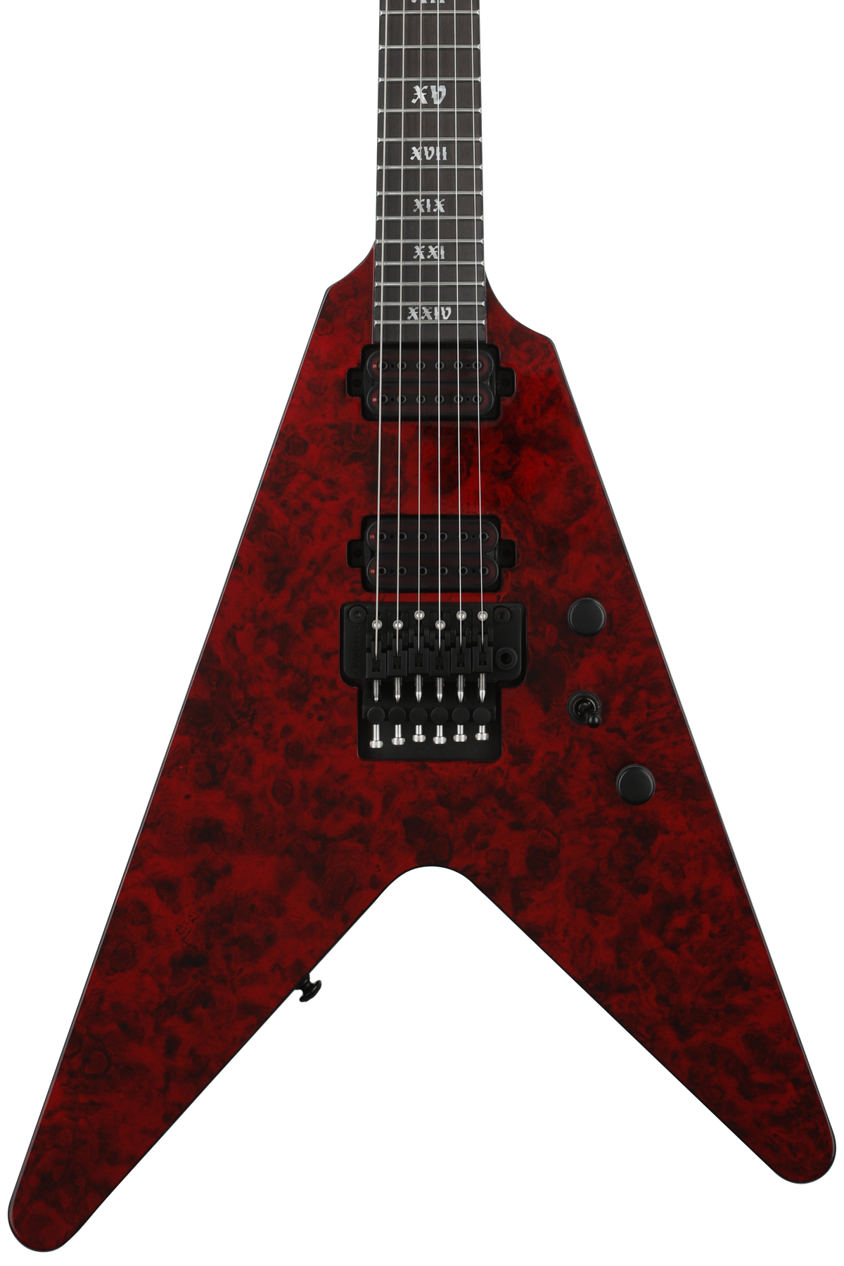 Schecter V-1 FR Apocalypse - Red Reign | Sweetwater