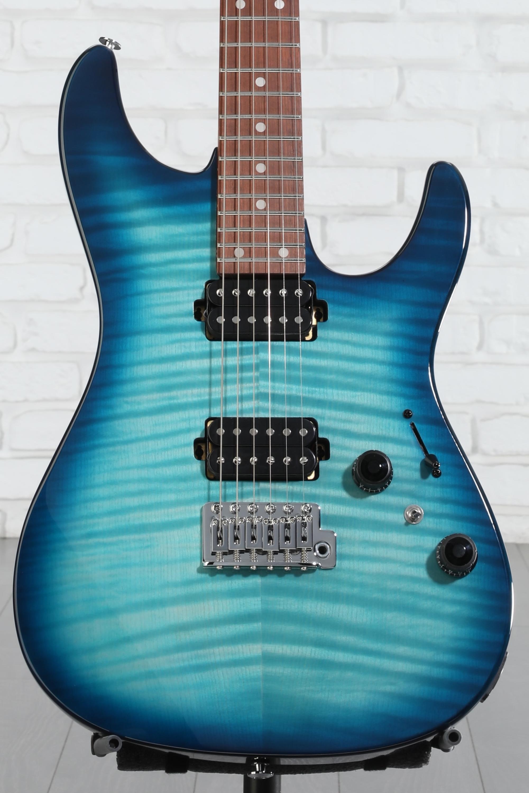 Ibanez Standard AZ24S1F Electric Guitar - Transparent Turquoise