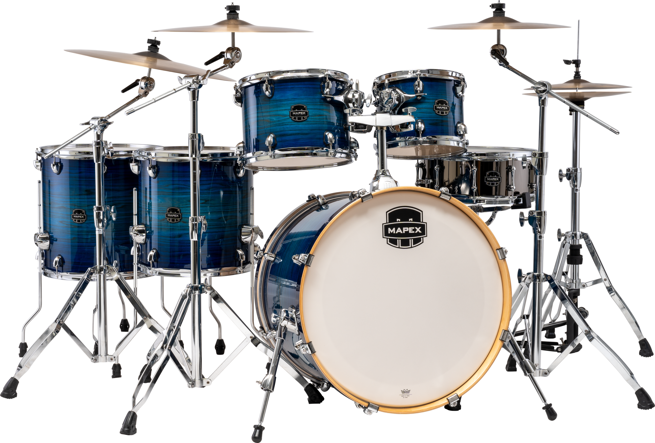 Mapex Armory Studioease 6-piece Shell Pack - Blue Wave Burst