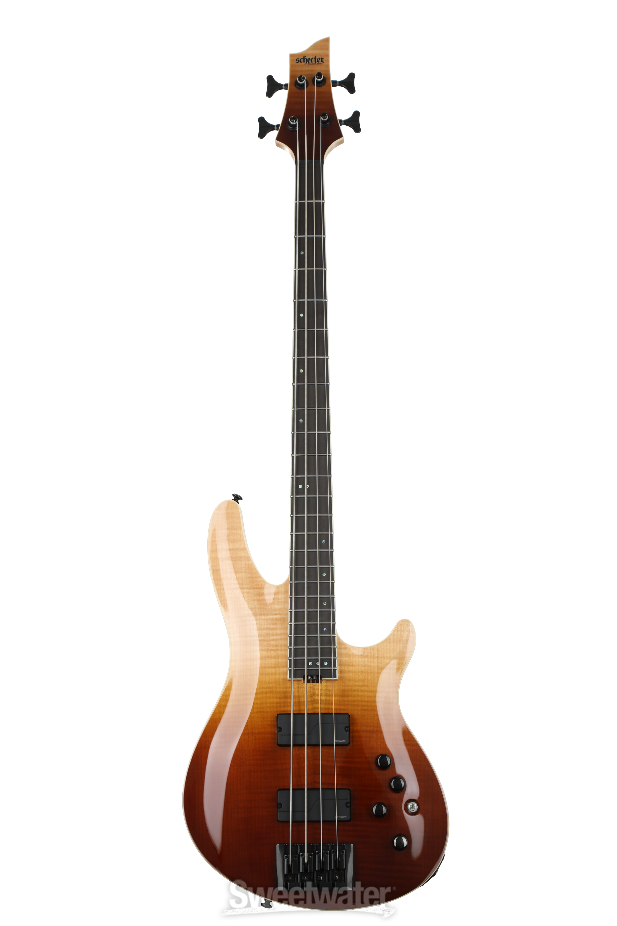 Schecter SLS Elite-4 Bass Guitar - Antique Fade Burst