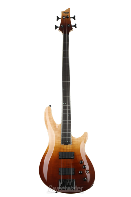 Schecter SLS Elite-4 Bass Guitar - Antique Fade Burst | Sweetwater