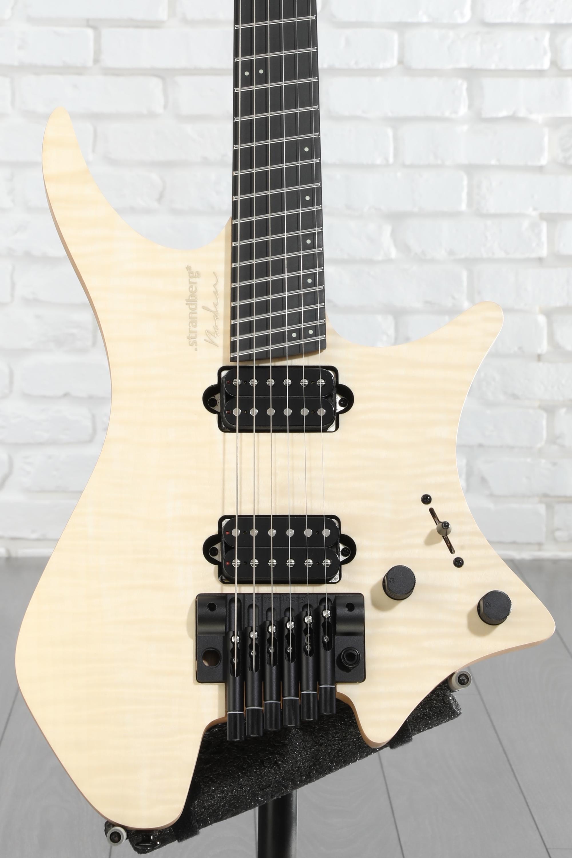 Strandberg Boden Prog NX 6 Electric Guitar - Natural Flame Maple