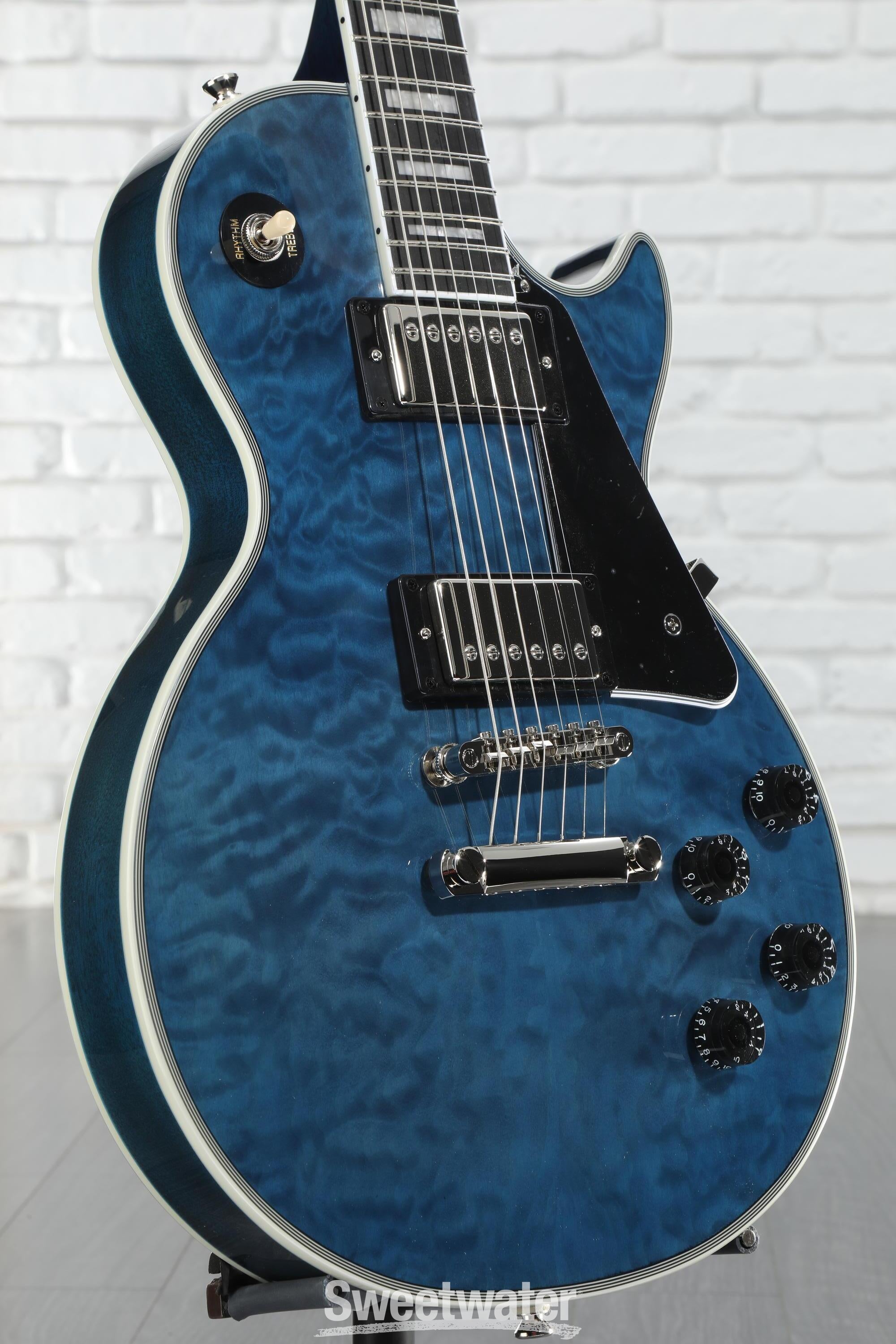 Epiphone Les Paul Custom Electric Guitar - Viper Blue