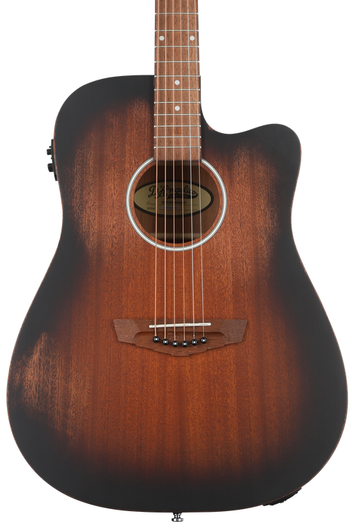 D'Angelico Premier Bowery LS Acoustic-electric Guitar - Aged Mahogany