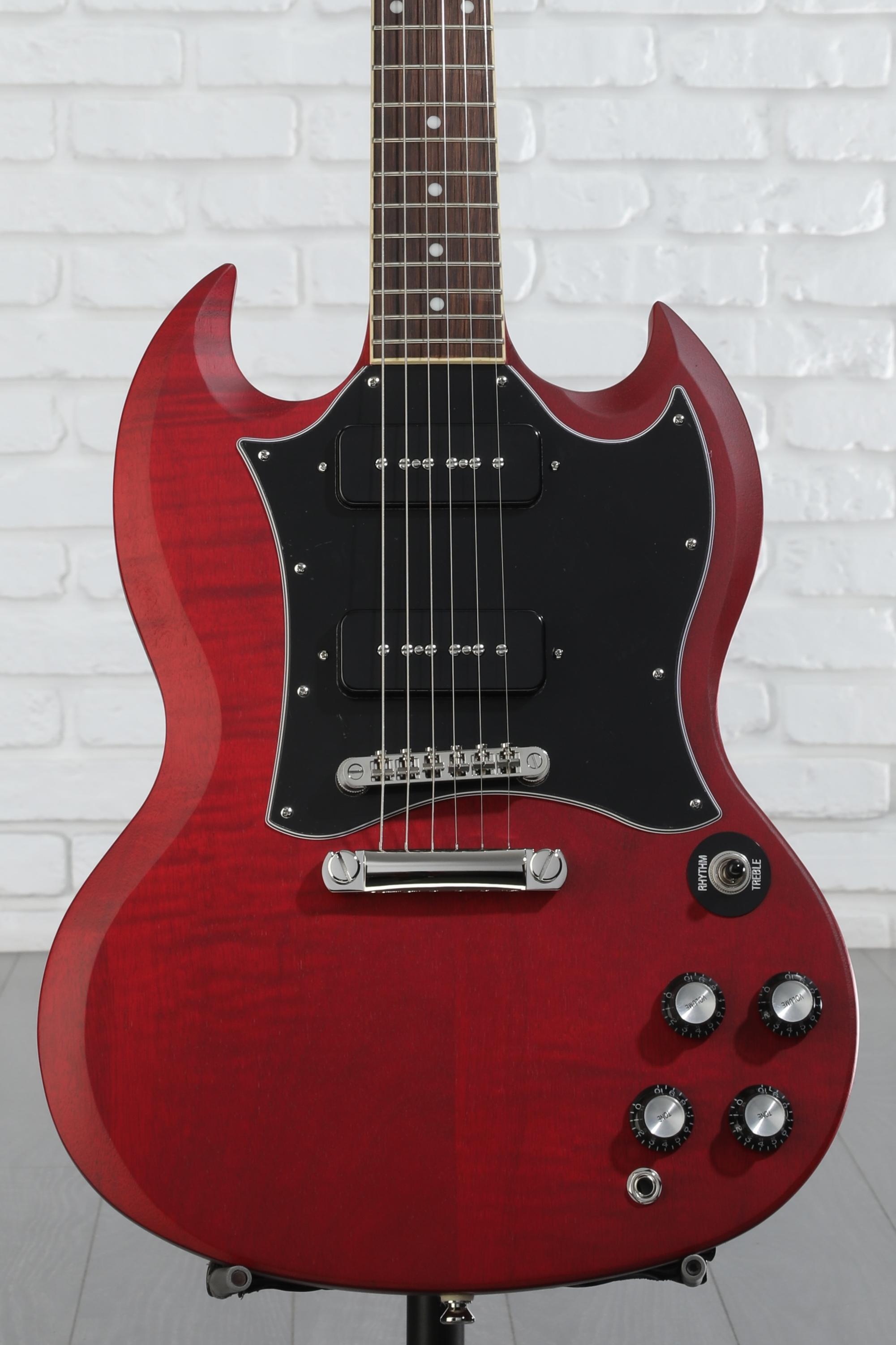 Epiphone SG Classic Worn P-90s Electric Guitar - Worn Cherry