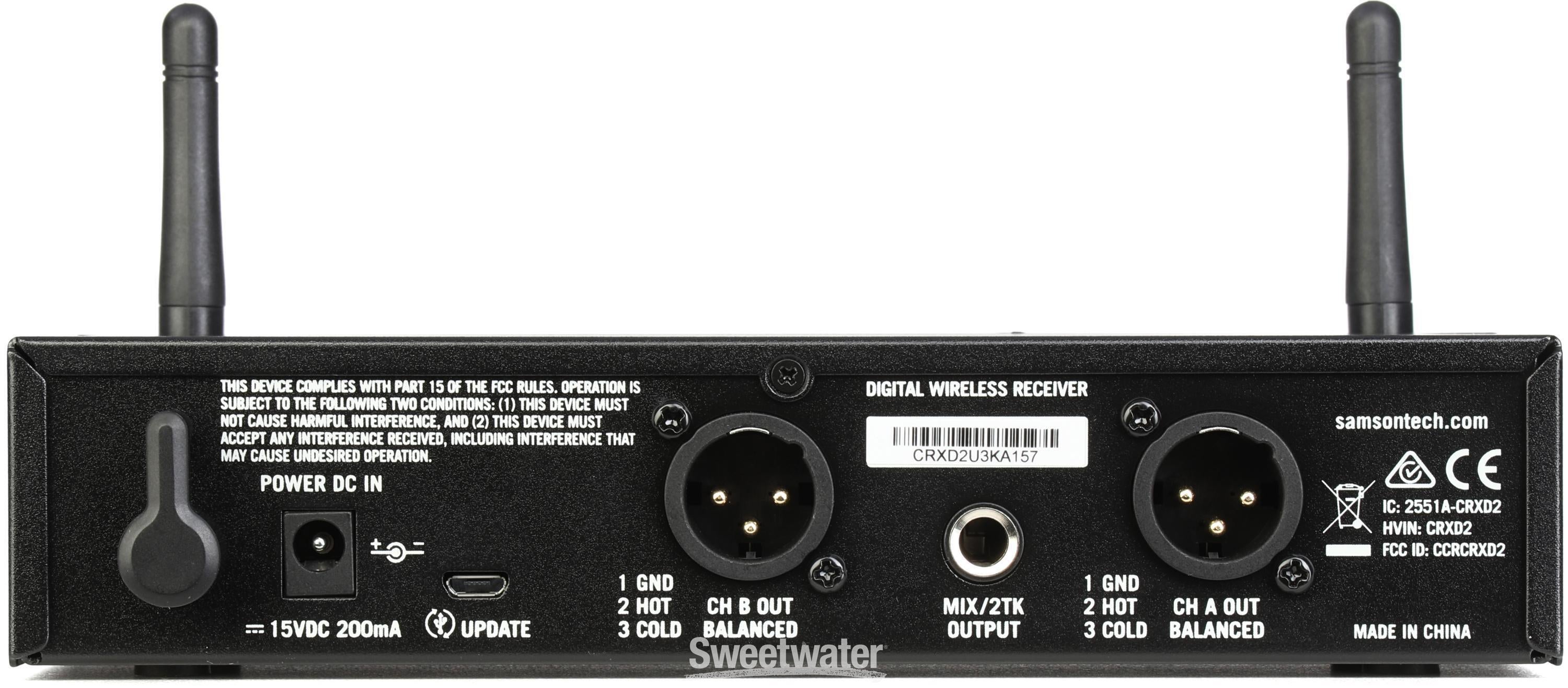 ミュージック Hfdcvv Amazon.com: SAMSON Concert XD2 Dual Presentation Wireless