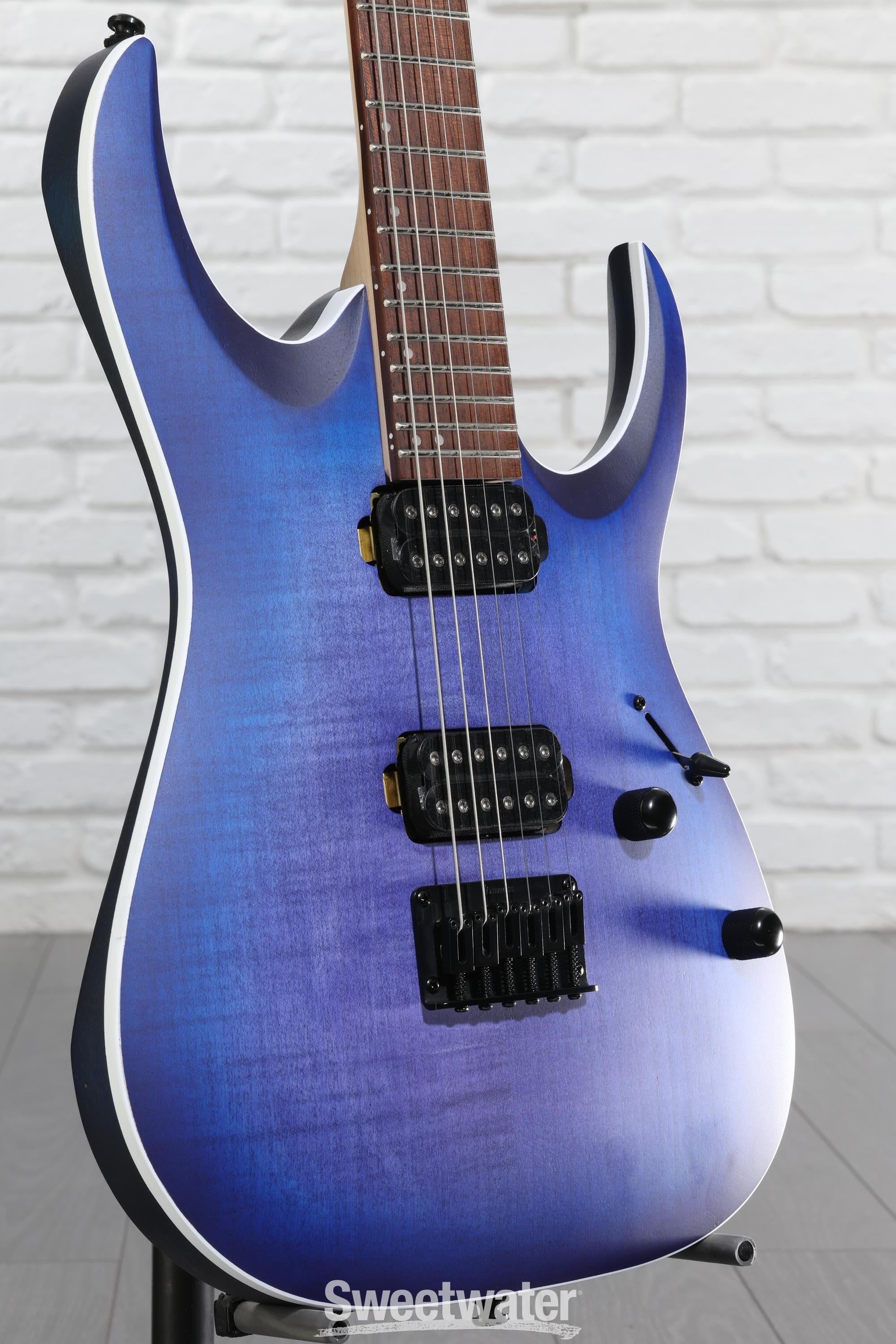 Ibanez RGA42FM - Blue Lagoon Burst Flat | Sweetwater