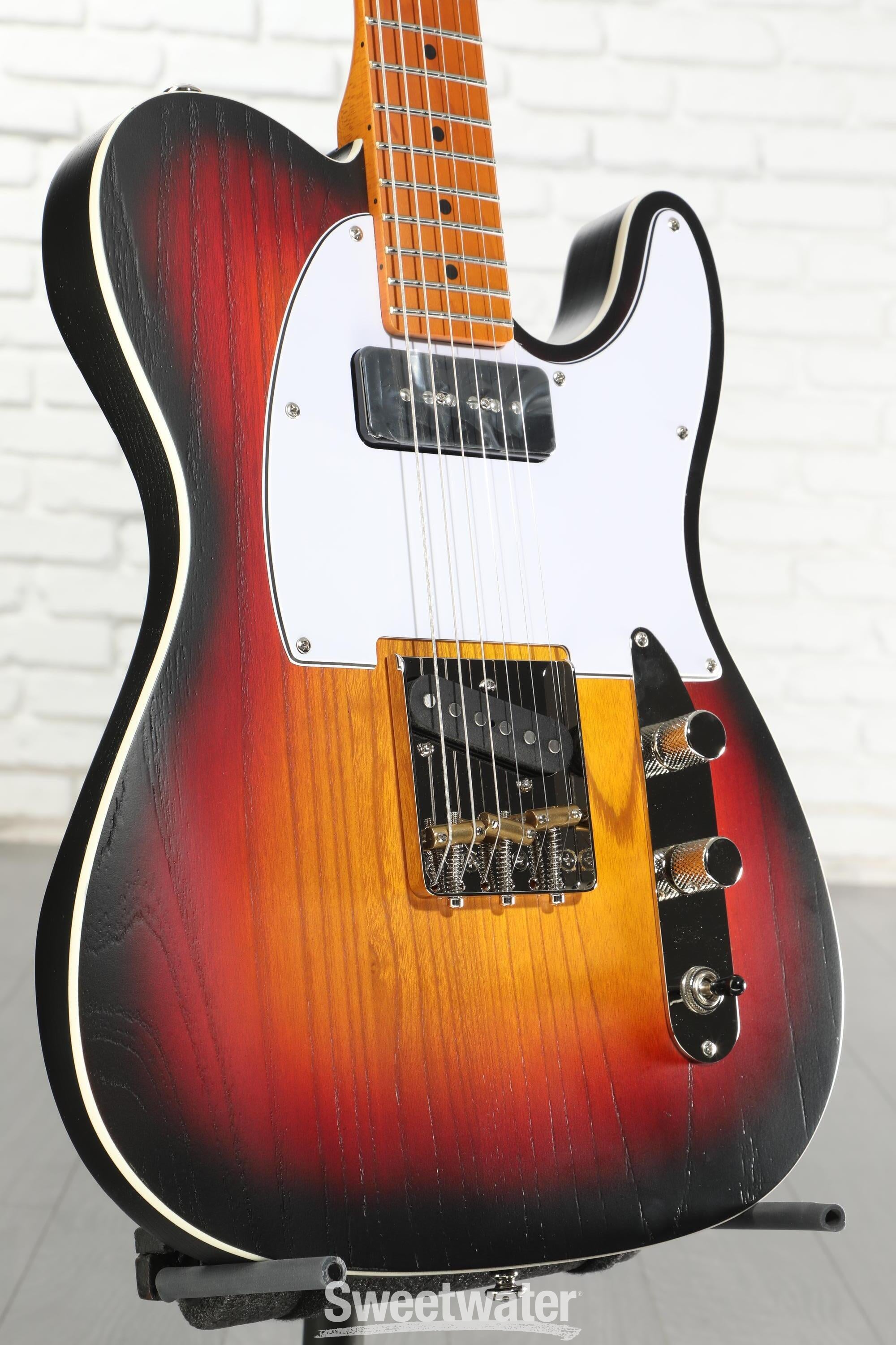 Schecter PT Special Electric Guitar - 3-Tone Sunburst Pearl