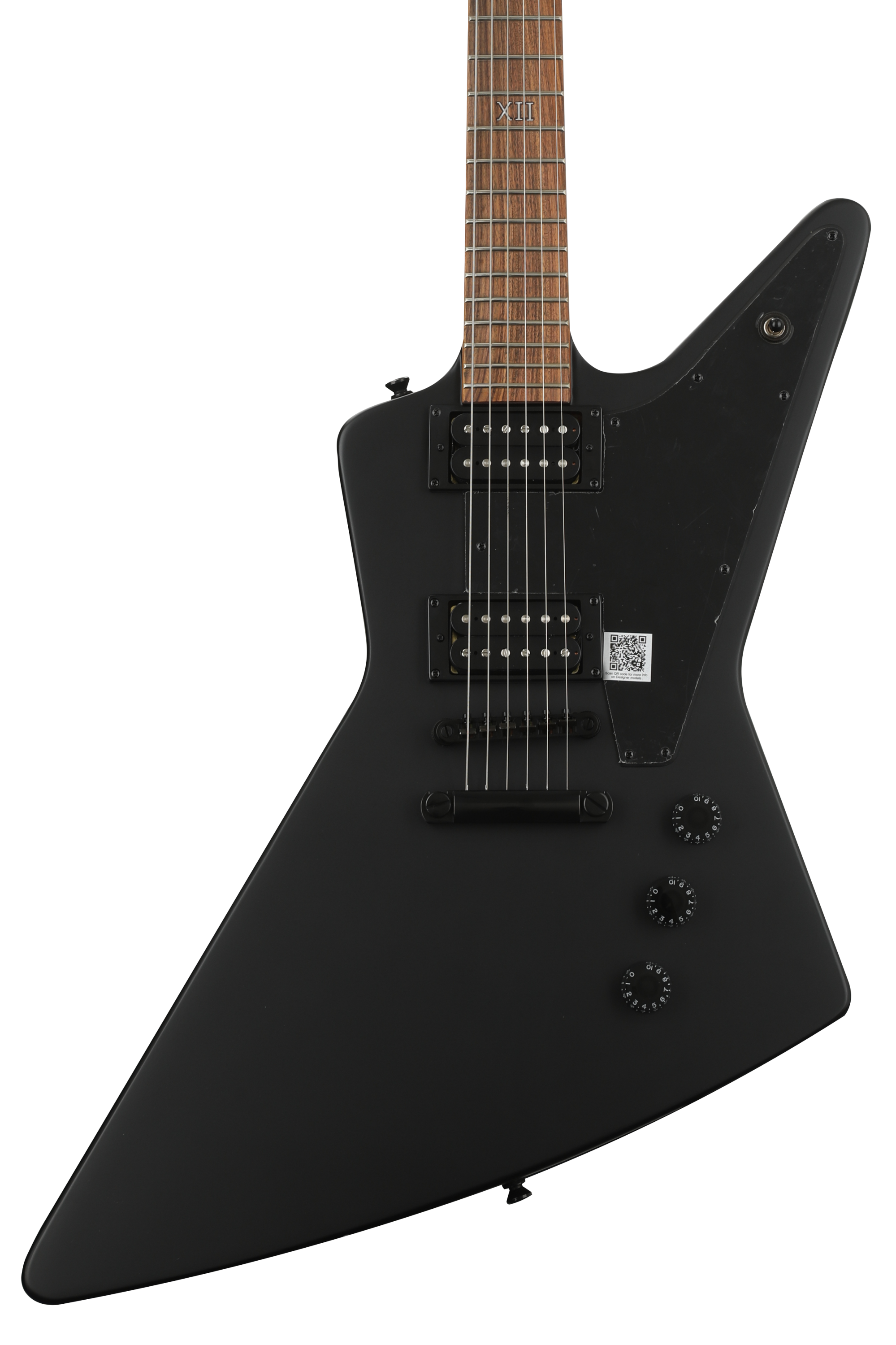 【希少】エピフォン 1958 Goth エクスプローラー　ゴシック Epiphone Gothic 1958 Explorer, Satin Black at Gear4music