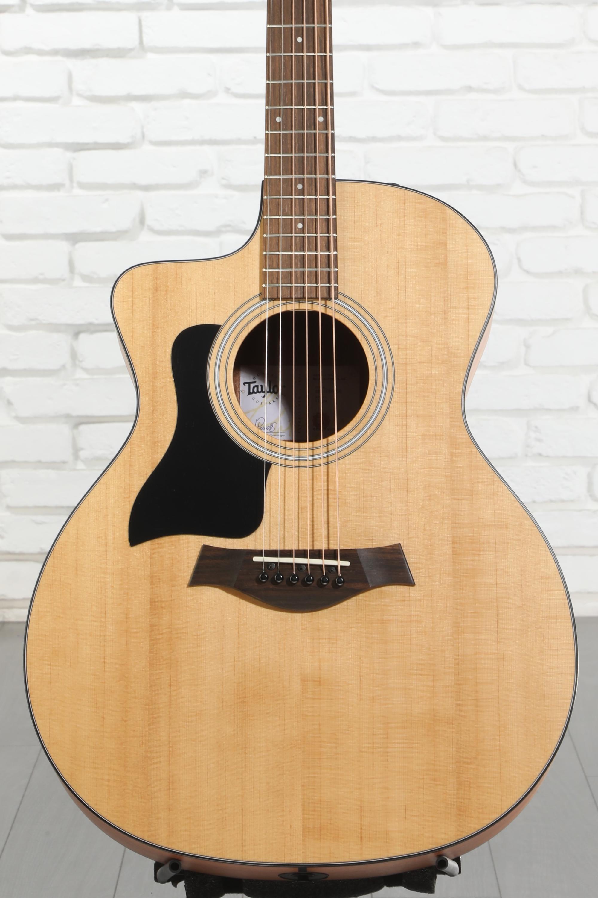 Taylor 114ce Left-handed Acoustic-electric Guitar - Natural Sapele